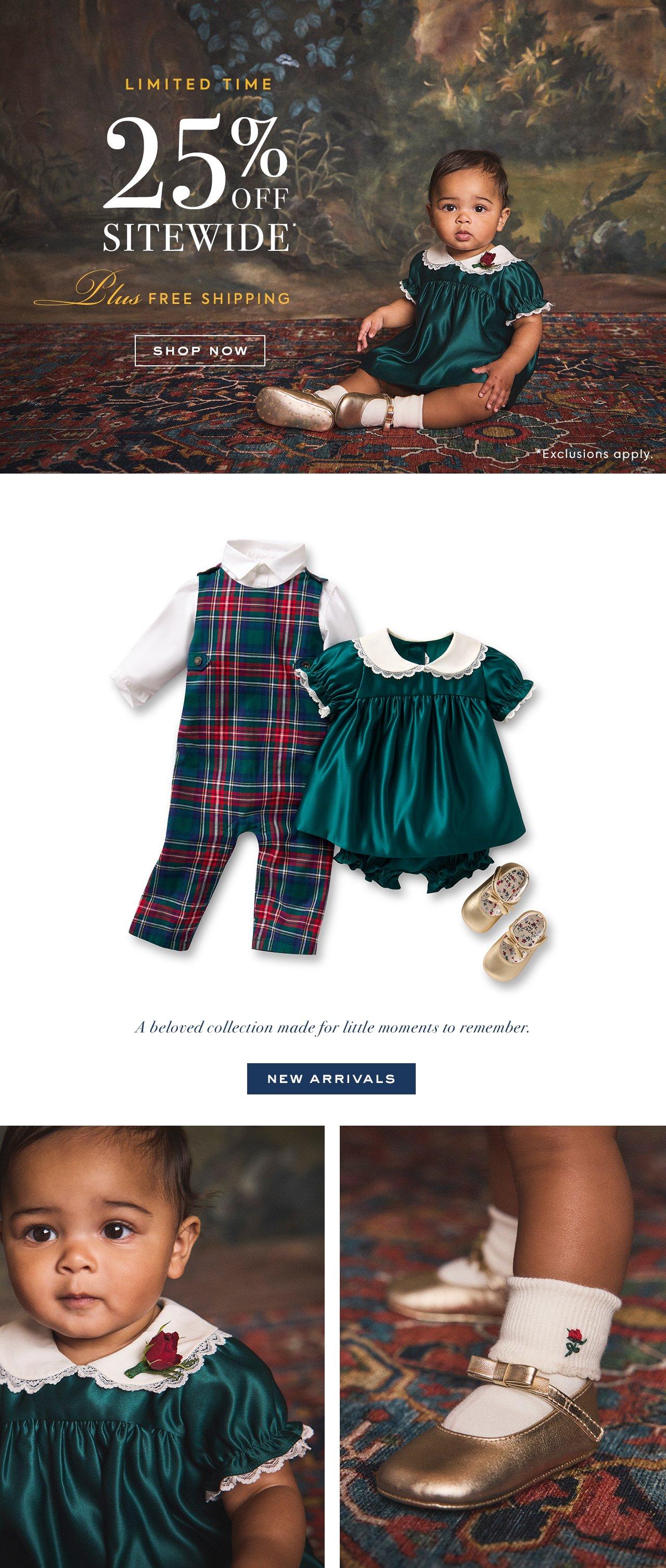 Limited Time 25% Off Sitewide Plus Free Shipping. Shop Now. New Arrivals.