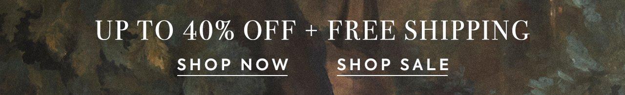 Up to 40% Off Holiday Favorites + Free Shipping. Shop Now. Shop Sale. 