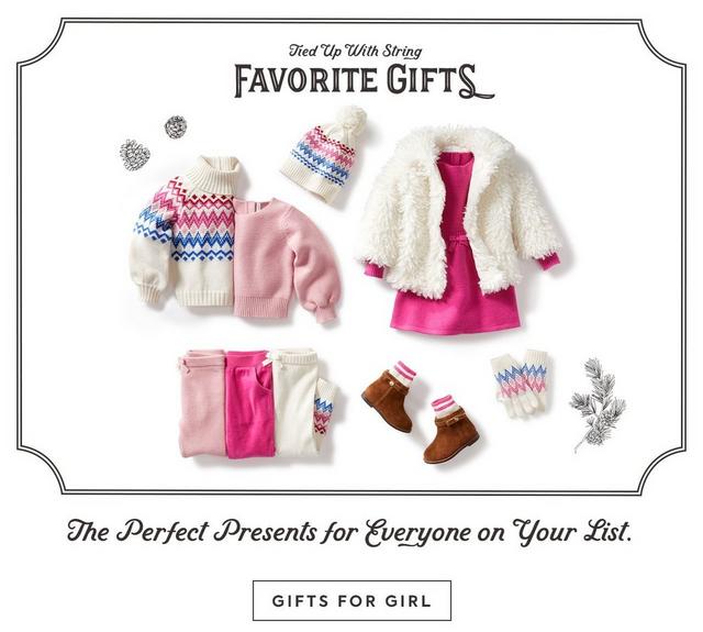 Tied up with string: Our Favorite Gifts. The perfect presents for everyone on your list. Shop Gifts for Girl.