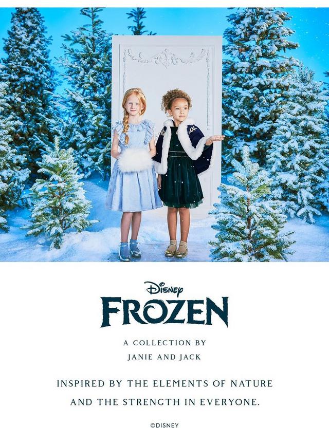 Disney Frozen: A collection by Janie and Jack. Inspired by the elements of nature and the strength in everyone. Shop the collection now.