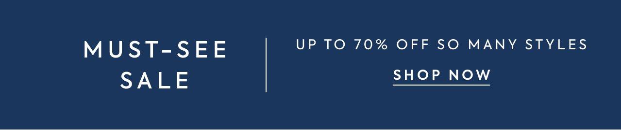 Must-See Sale. Up to 70% Off So Many Styles. Shop Now. 