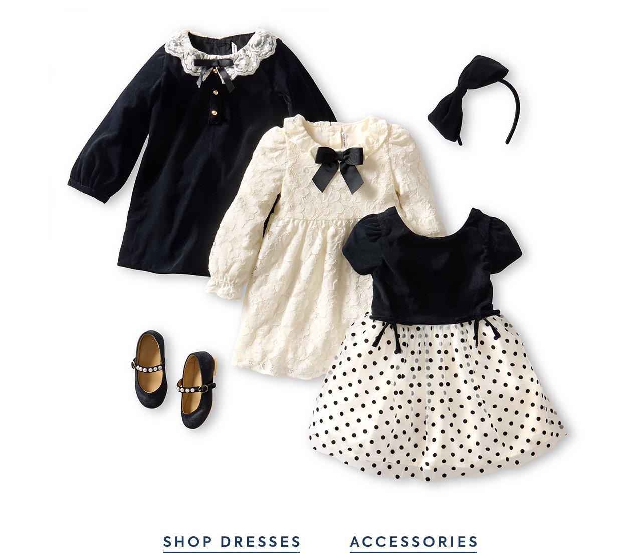 Shop Dresses. Shop Accessories.