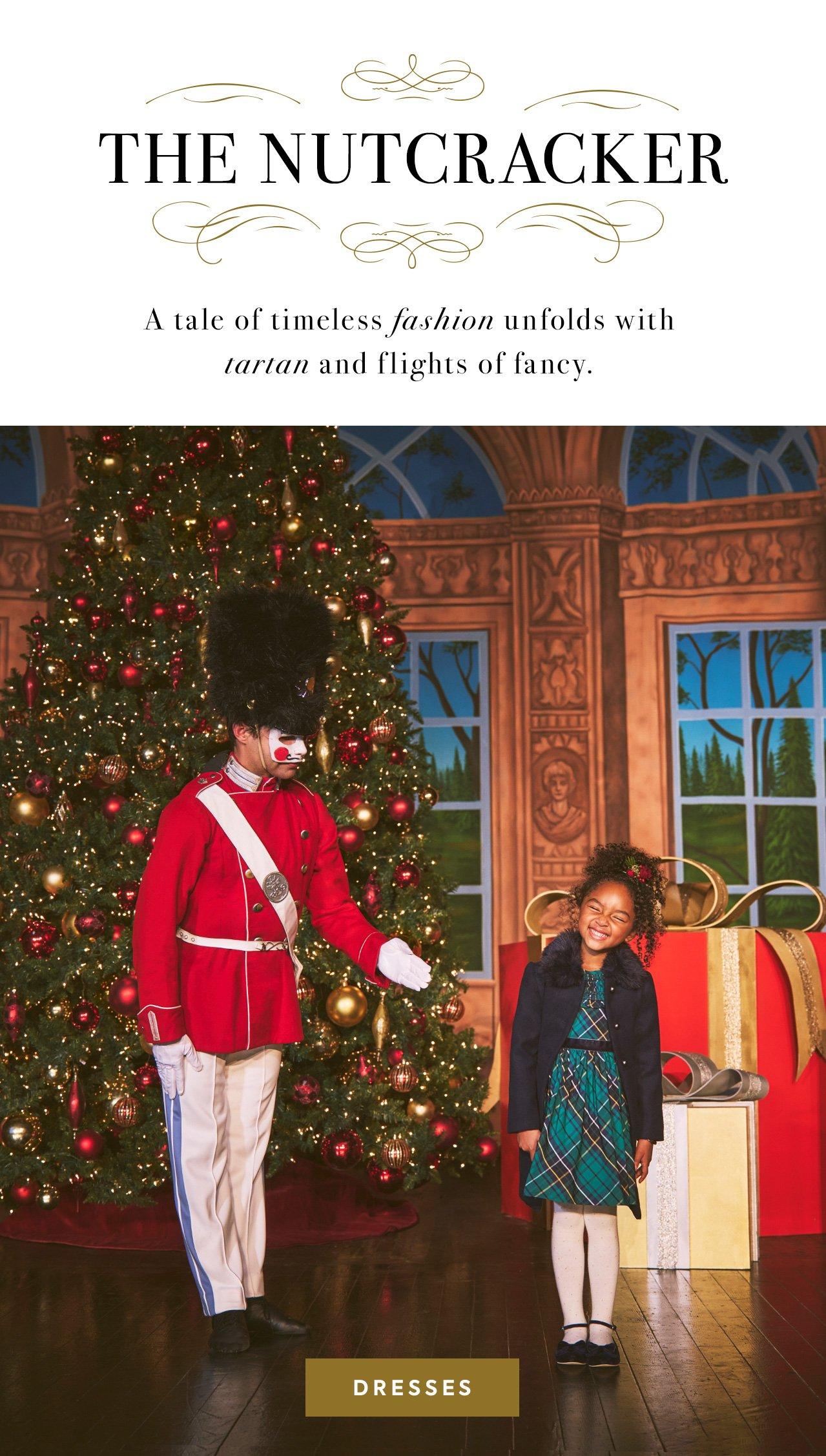 The Nutcracker. A tale of timeless fashion unfolds with tartan and flights of fancy.