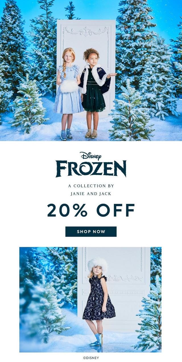 20% Off Disney Frozen: A collection by Janie and Jack. Shop Now.