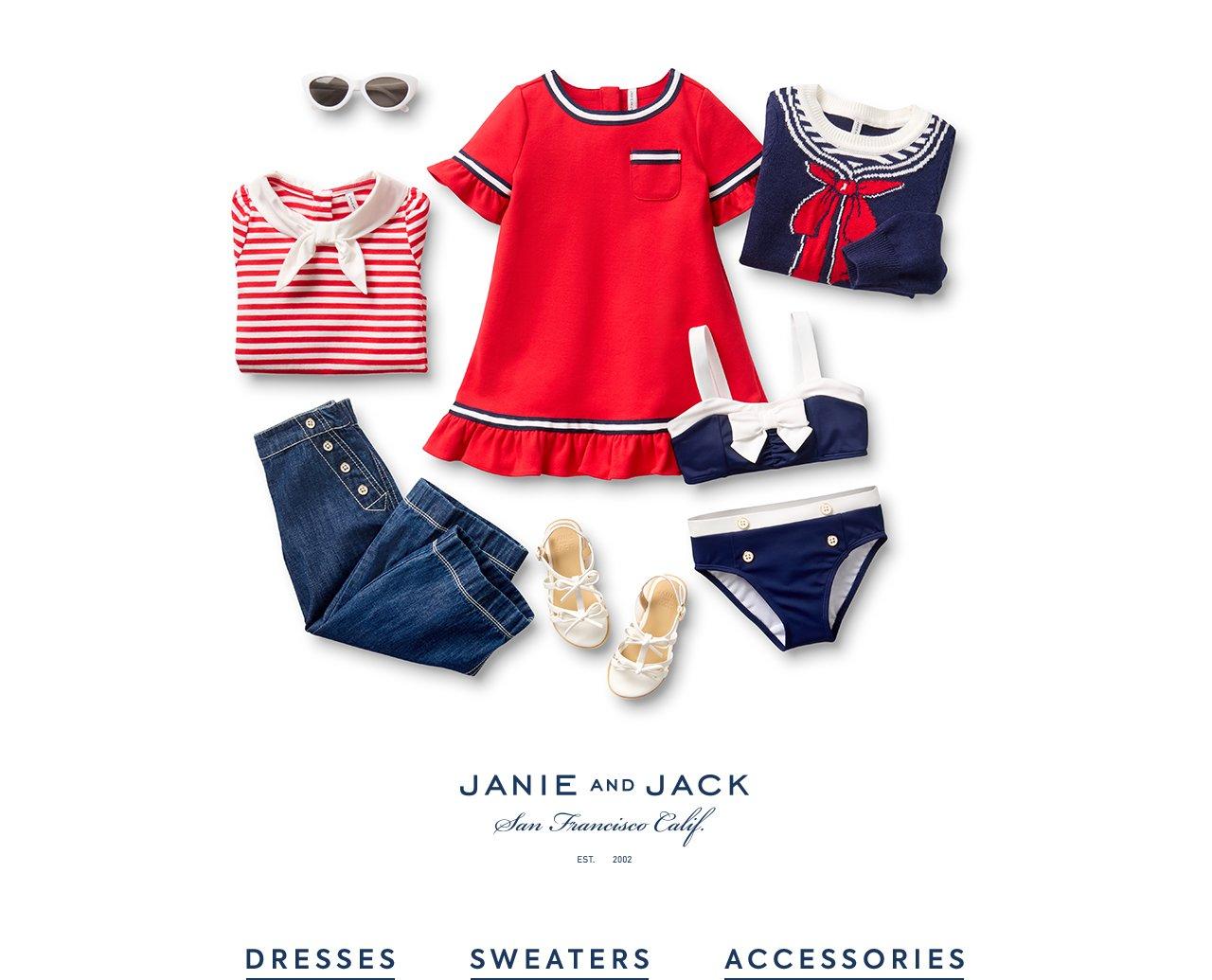 Dresses. Sweaters. Accessories.