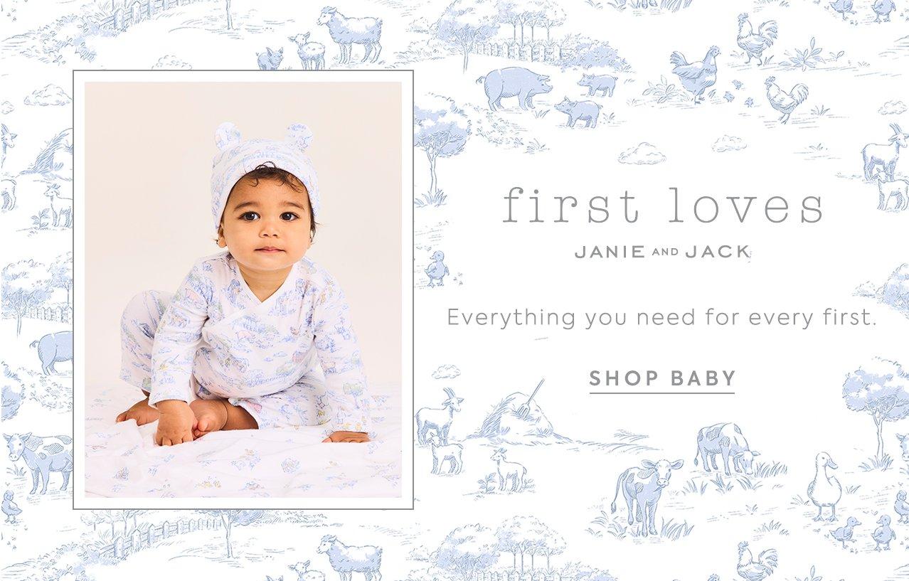 First Loves. Everything you need for every first. Shop Baby.