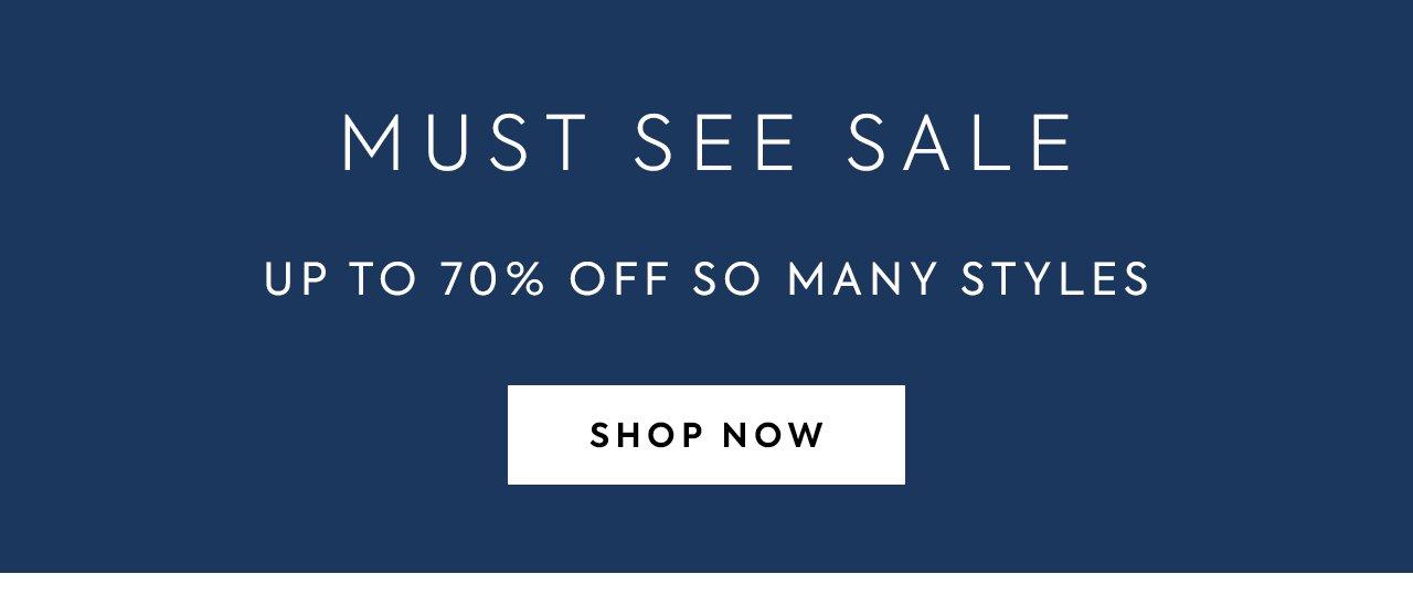 Must See Sale: Up to 70% Off so many styles. Shop now. 