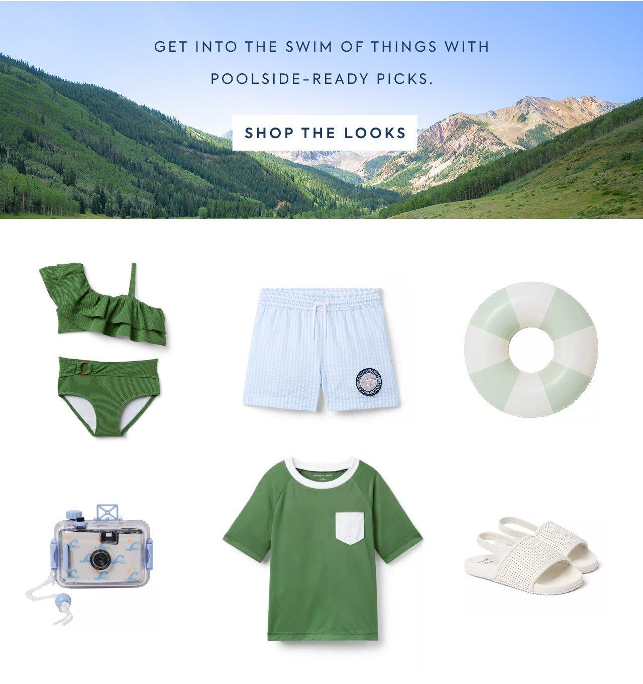 Get into the swim of things with poolside-ready picks. Shop the Looks.