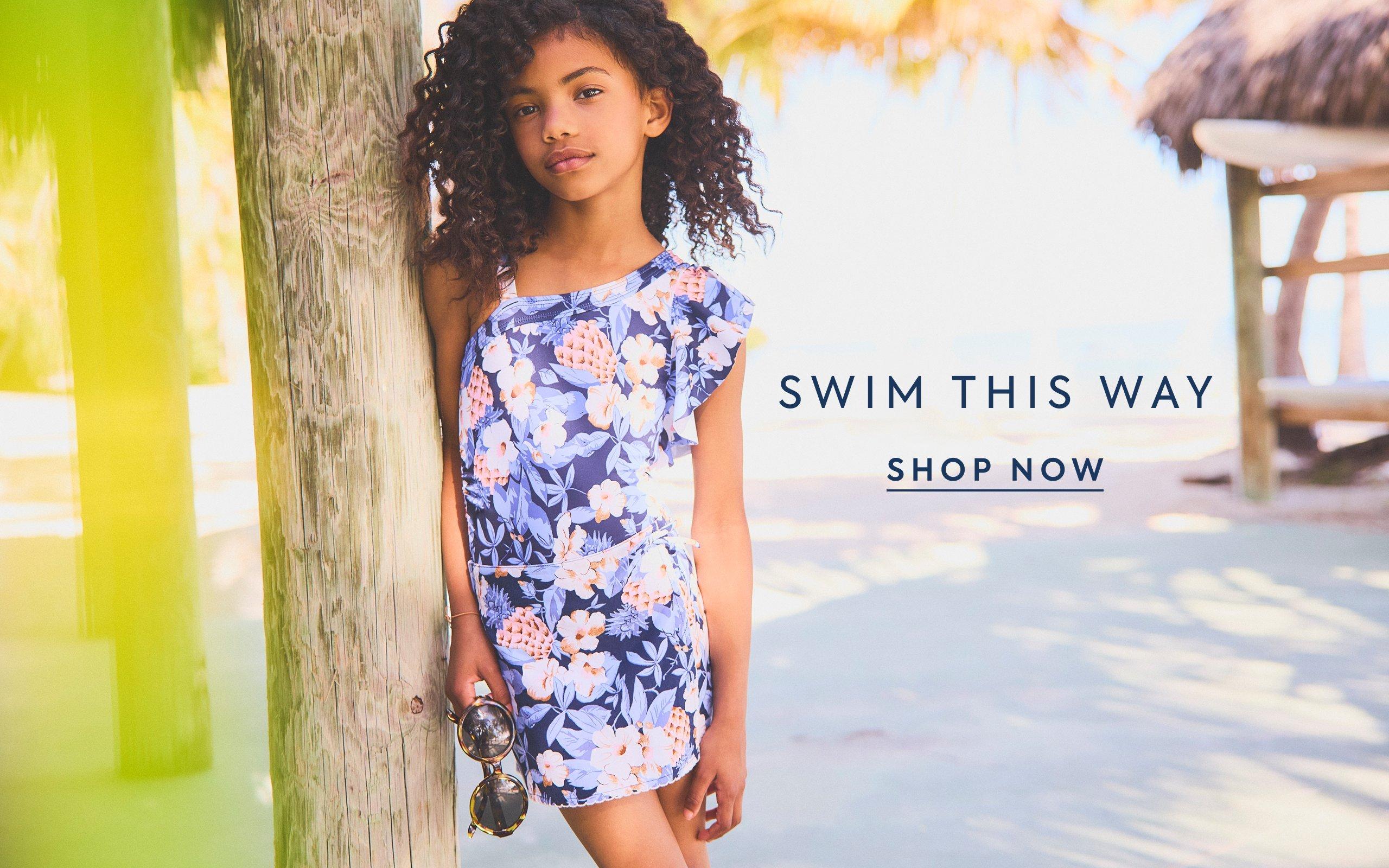 Swim This Way. Shop Now. 