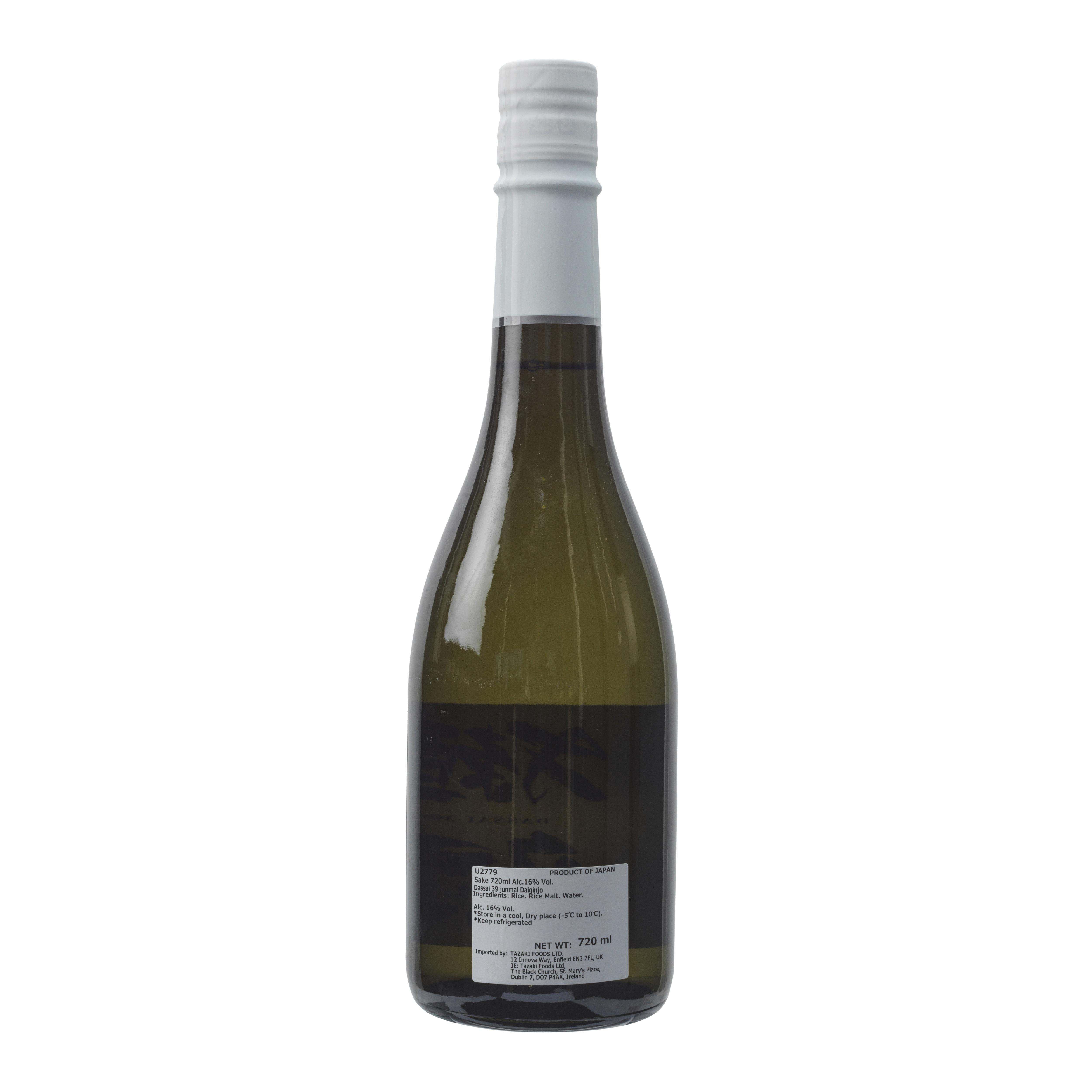 Chilled Asahi Shuzo Dassai 39 Junmai Daiginjo Sake - 720 ml