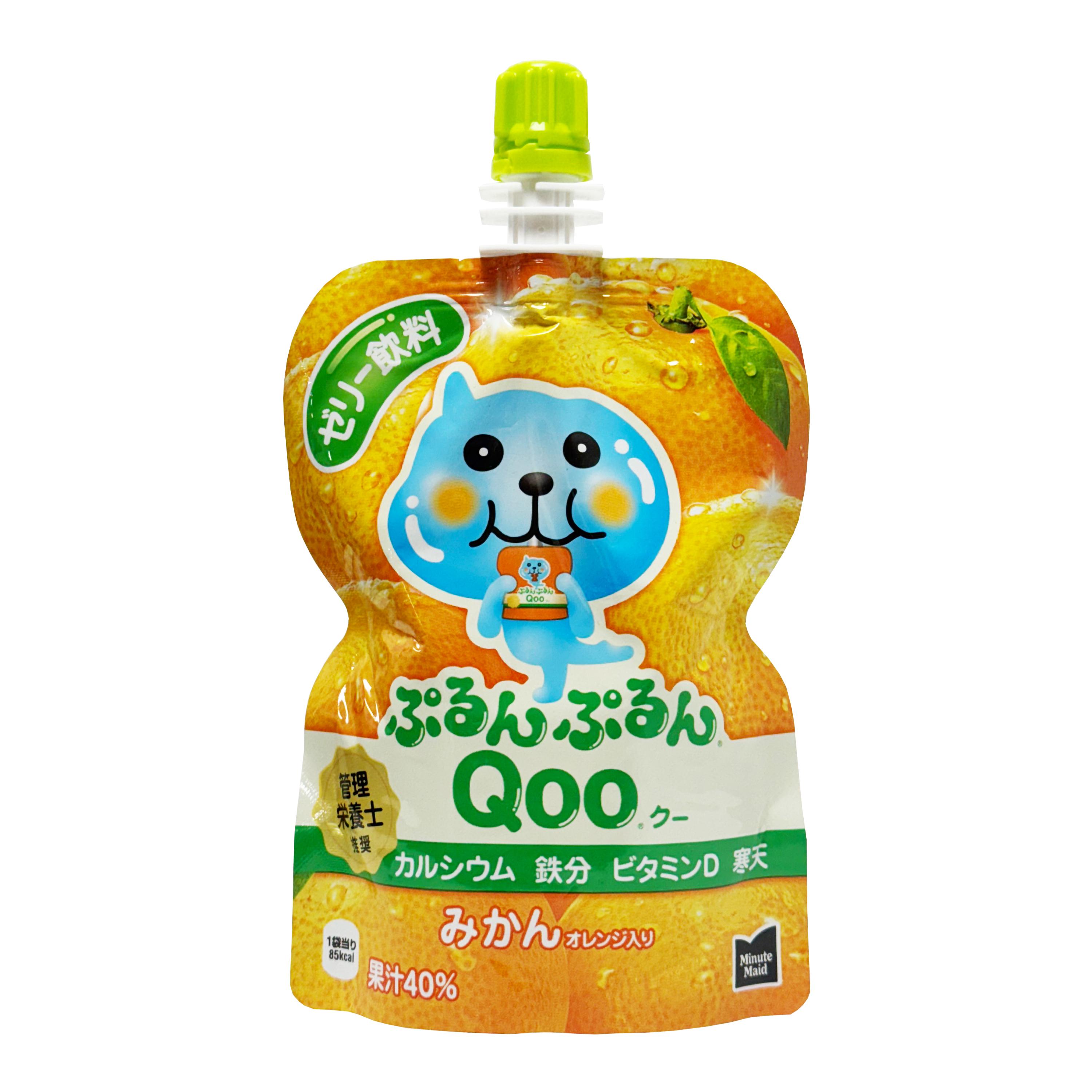 Coca Cola Qoo Peach Flavoured Jelly Drink - 125 ml - ジャパンセンター