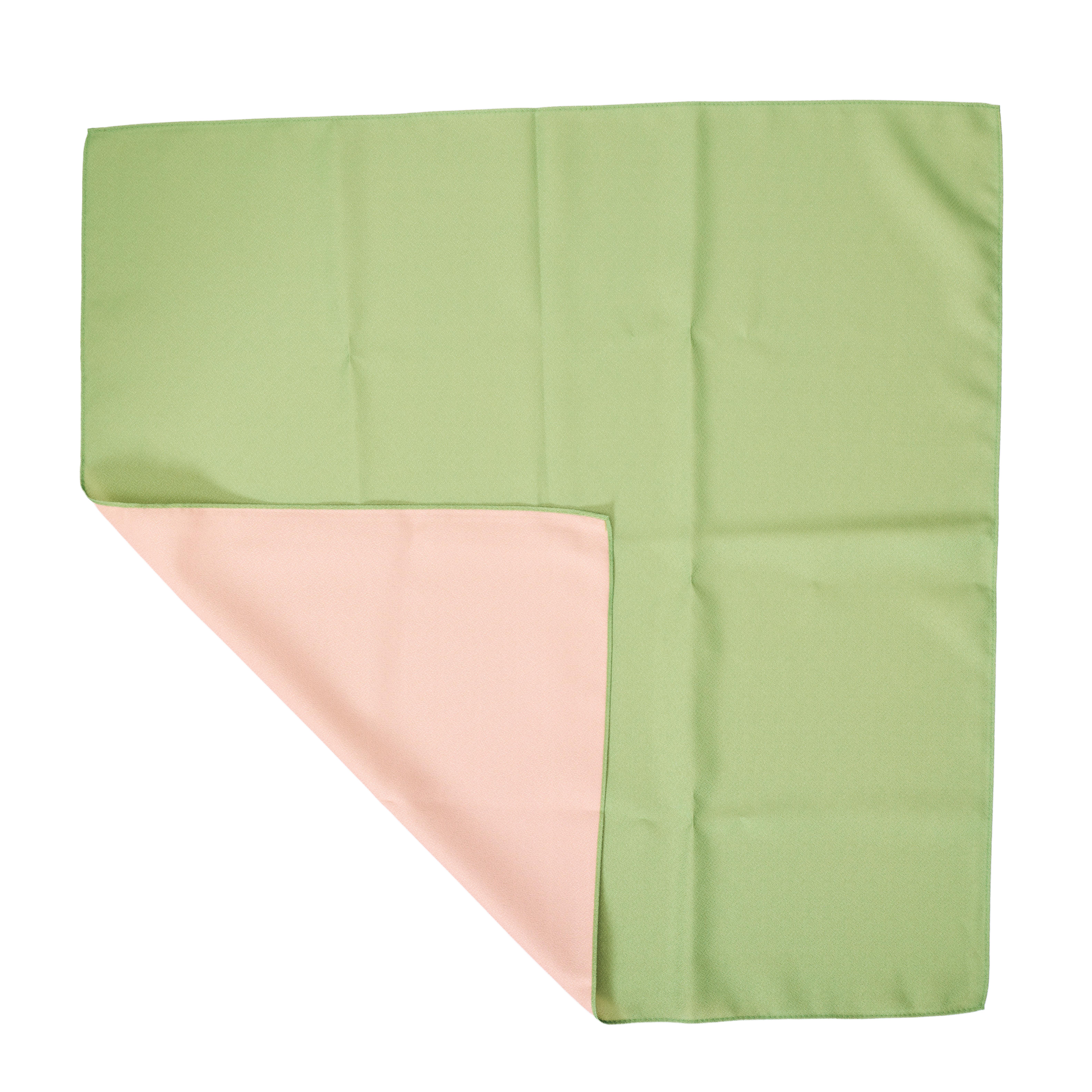 Furoshiki Cloth - Double Sided - Green and Pink - 60g
