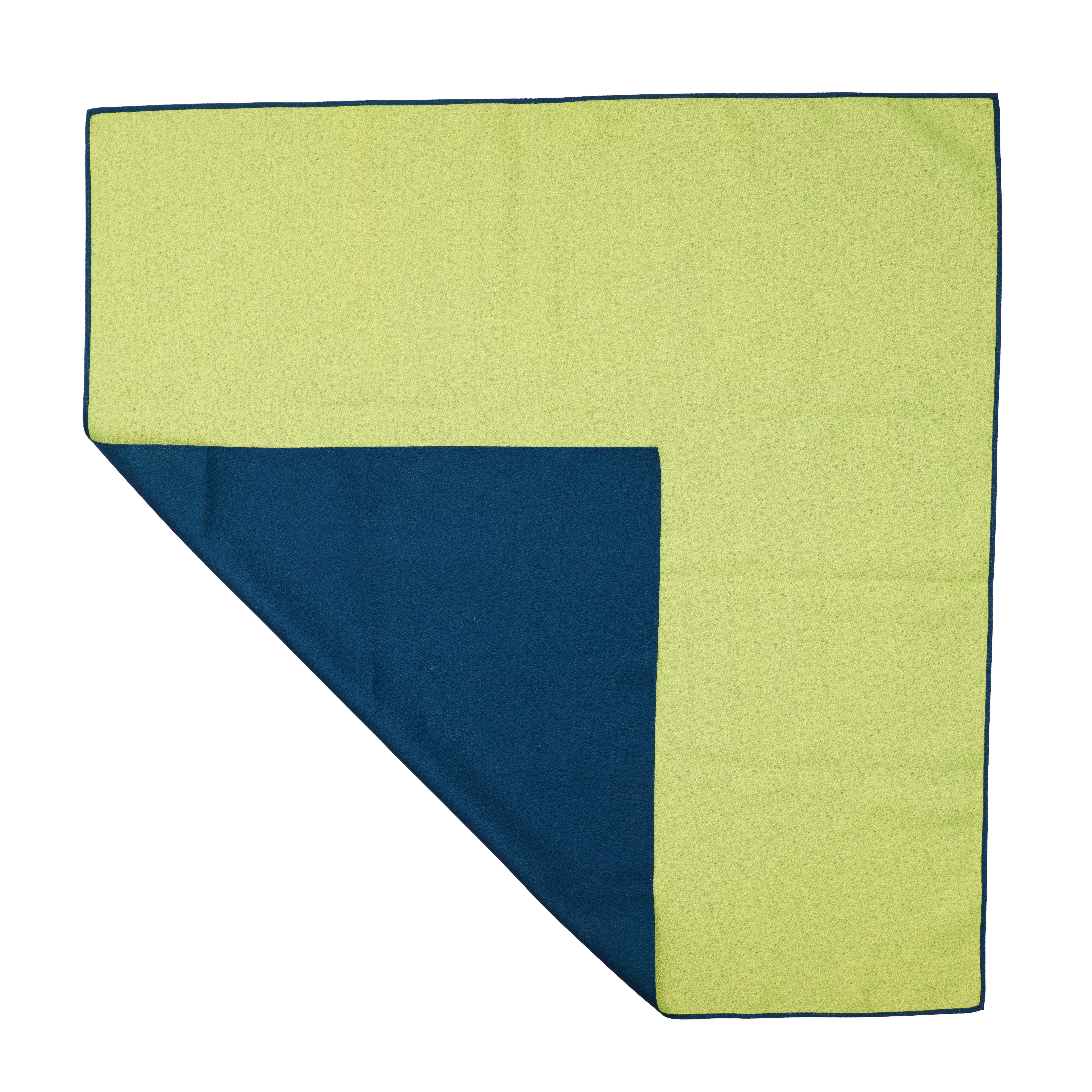 Furoshiki Cloth - Double Sided, Navy and Green - 60g