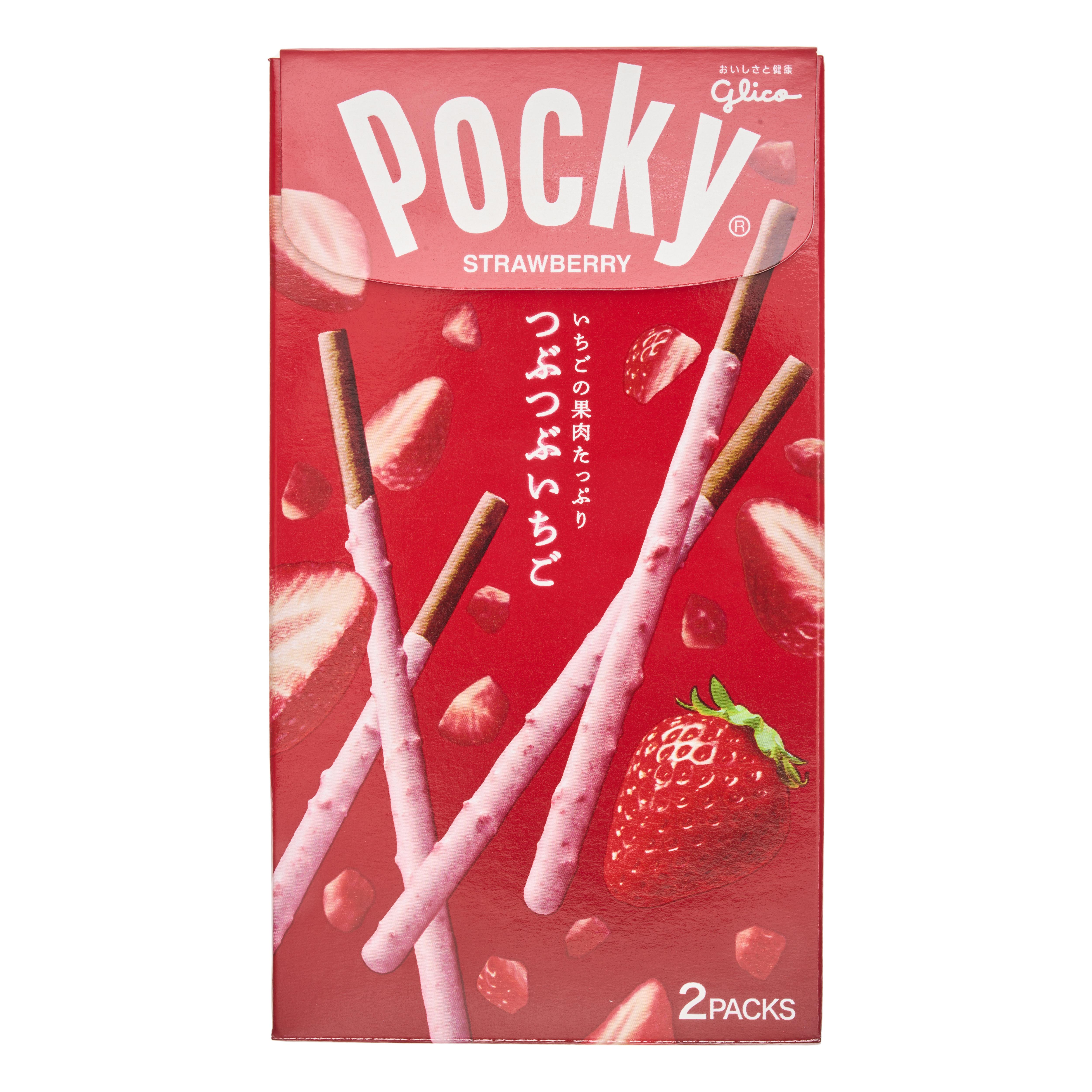 Glico Pocky Chunky Strawberry - 55 g, 2 packs - ジャパンセンター