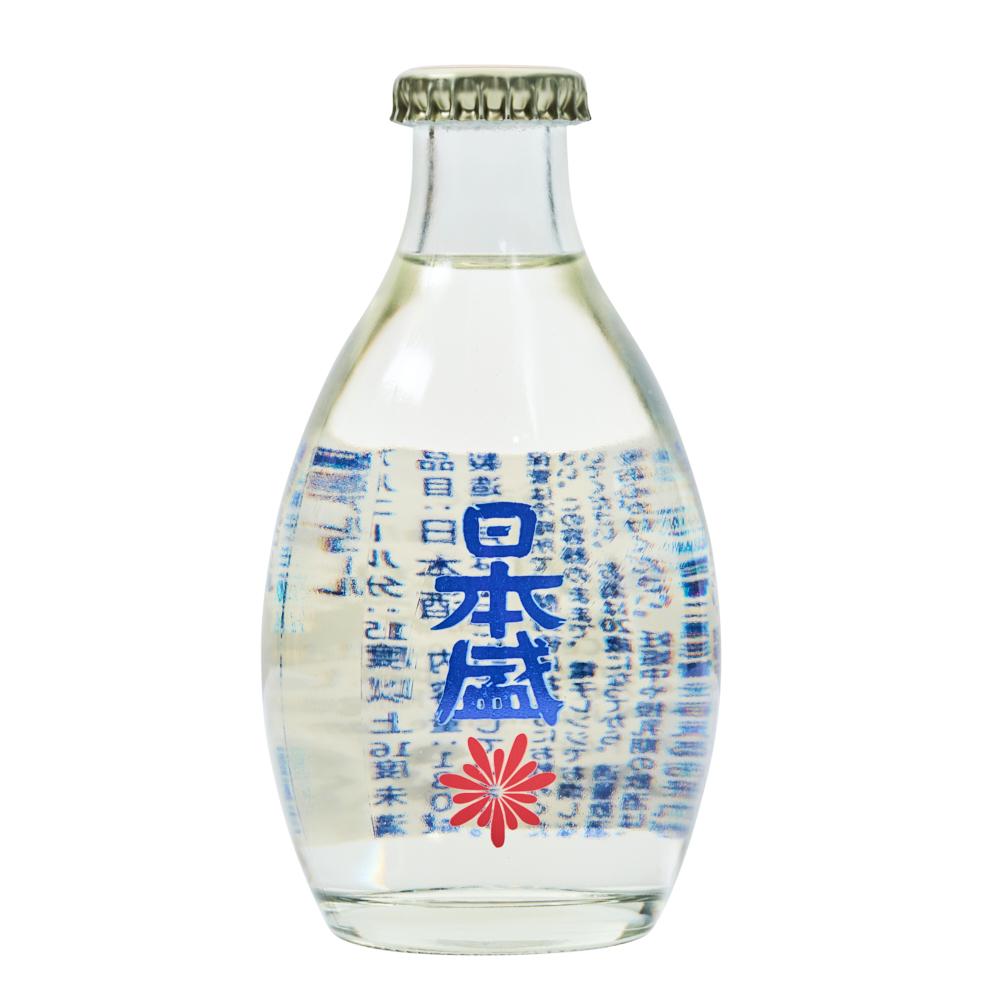 Homare Shuzo Junmai Sake Aladdin Bottle with Glass Sake Cup - 300