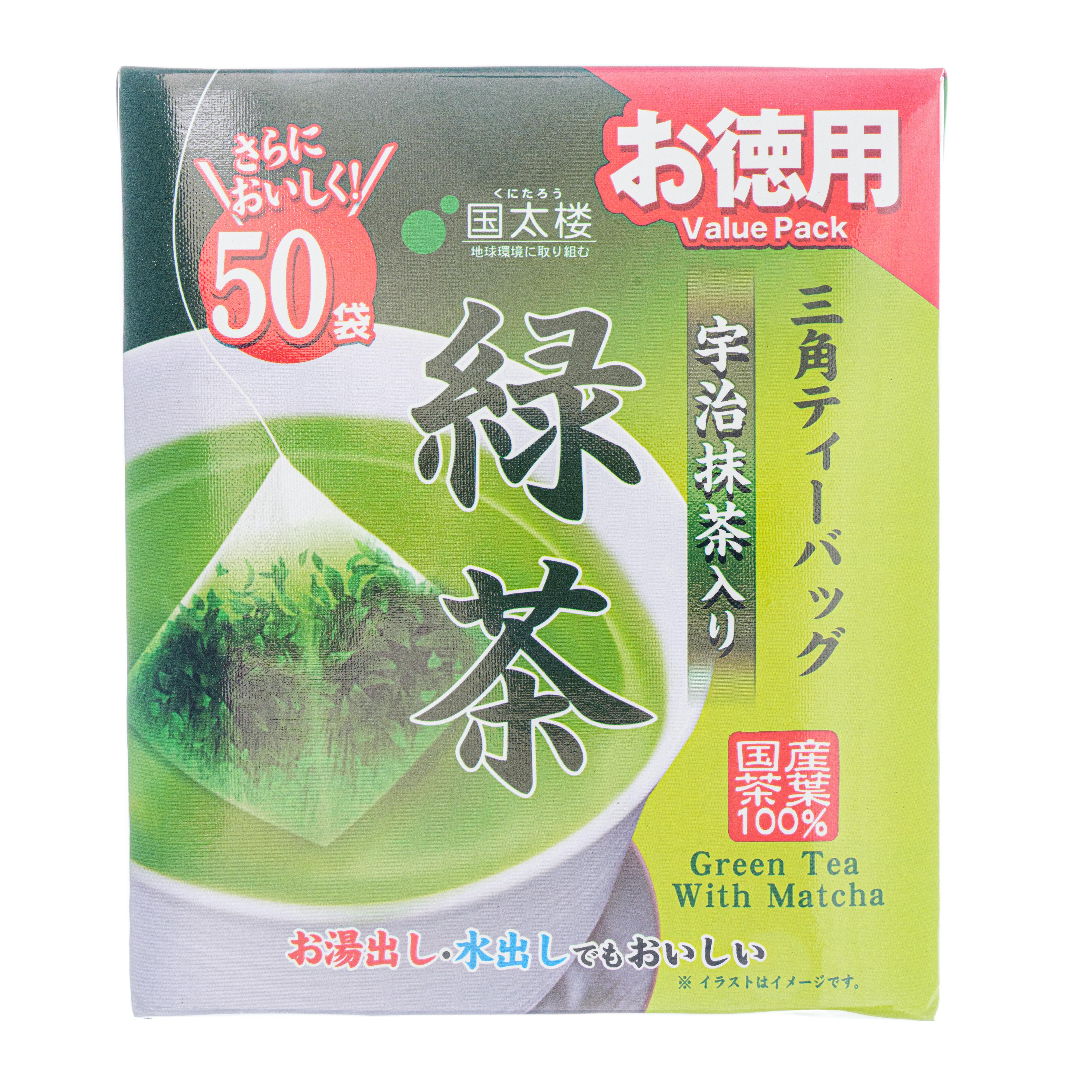 Kunitaro Pyramid Tea Bags Green Tea With Uji Matcha - 44 g, 22