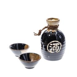Ceramic Meitounosato Tea Cup Set Assorted Tenmoku Glaze Patterns - 880 g,  Set of 5 - Japan Centre