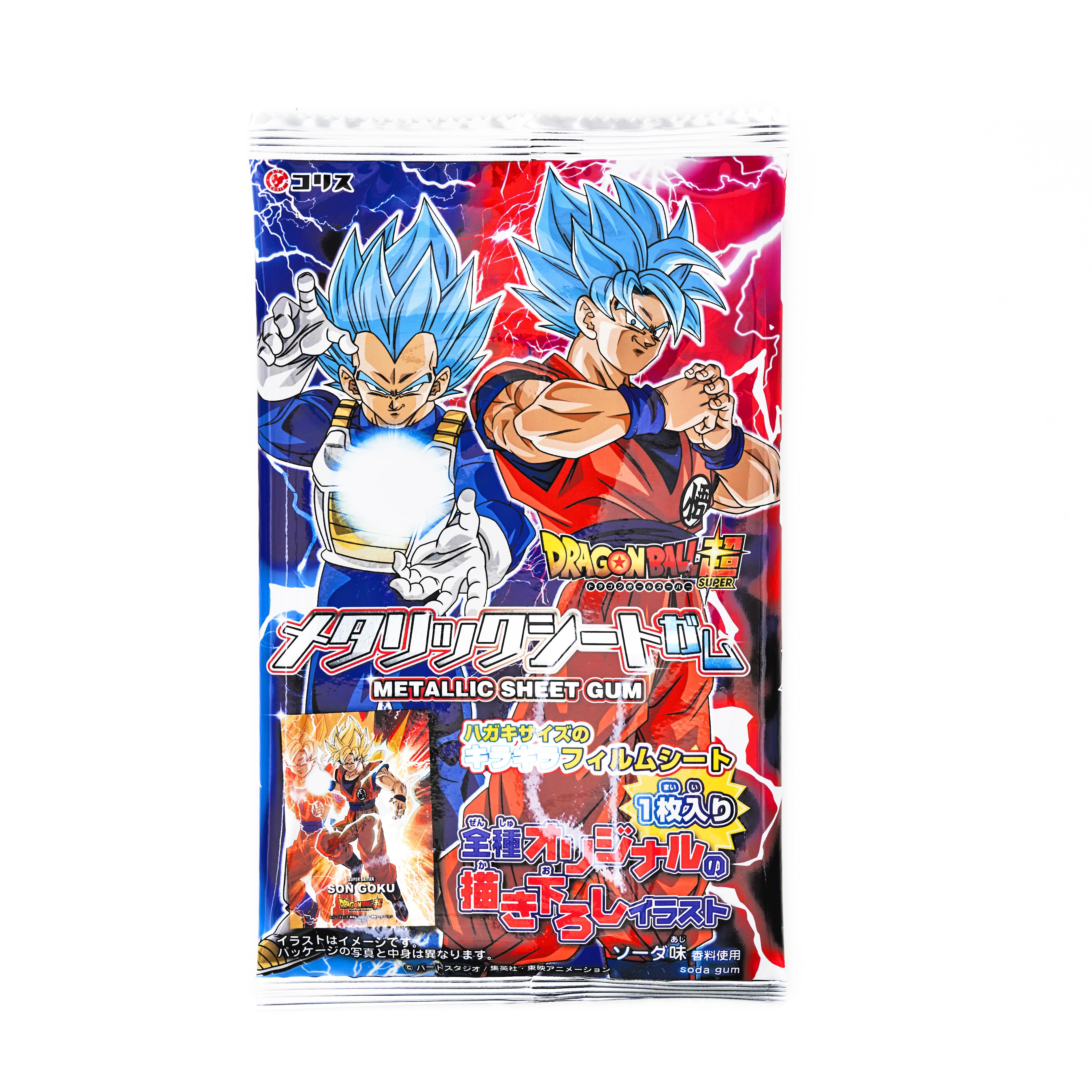 Coris Dragon Ball Super Soda Chewing Gum With Metallic Sticker