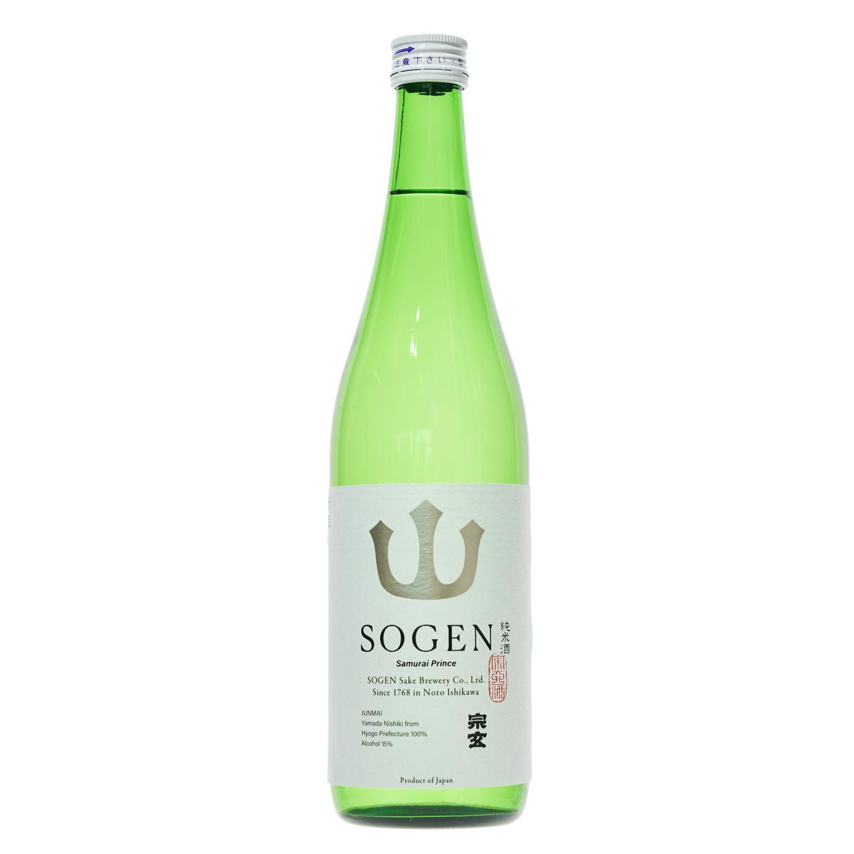 Sogen Shuzo Samurai Prince Junmai Sake