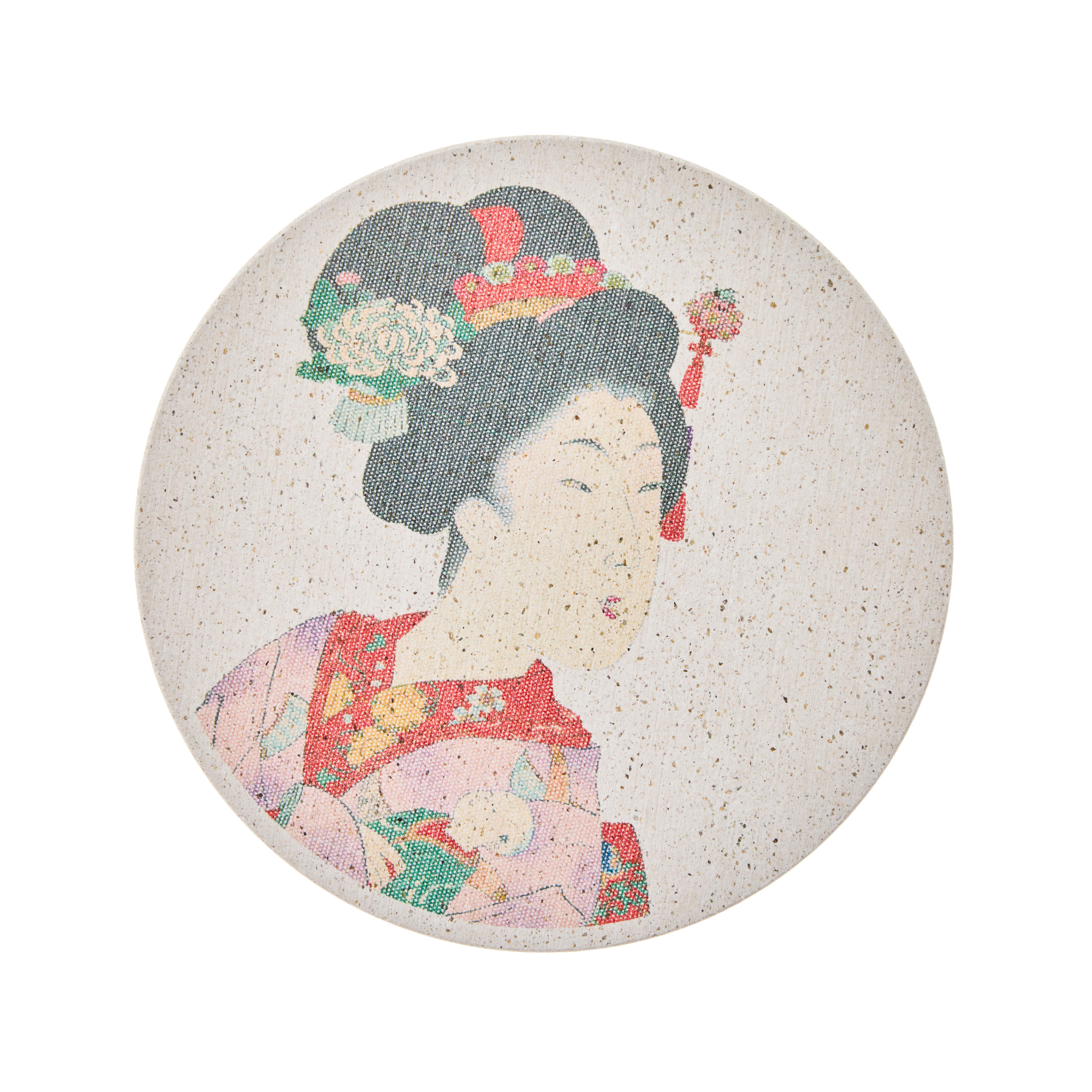 Edobio Ukiyoe Coaster, Red - 45g