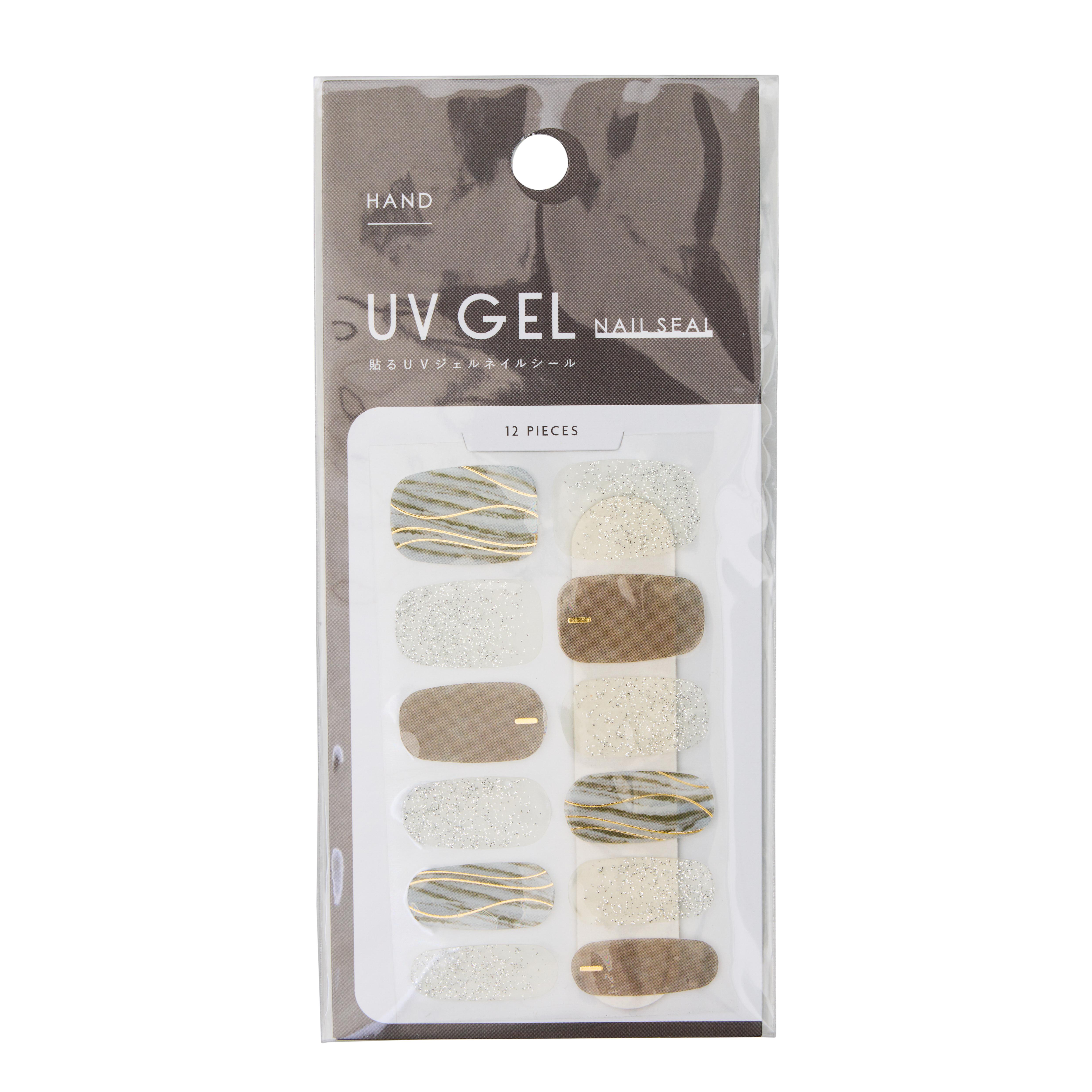 Japan Centre Coin Store UV Gel Nail Seal, Crystal Designs - 5g, 12 seals