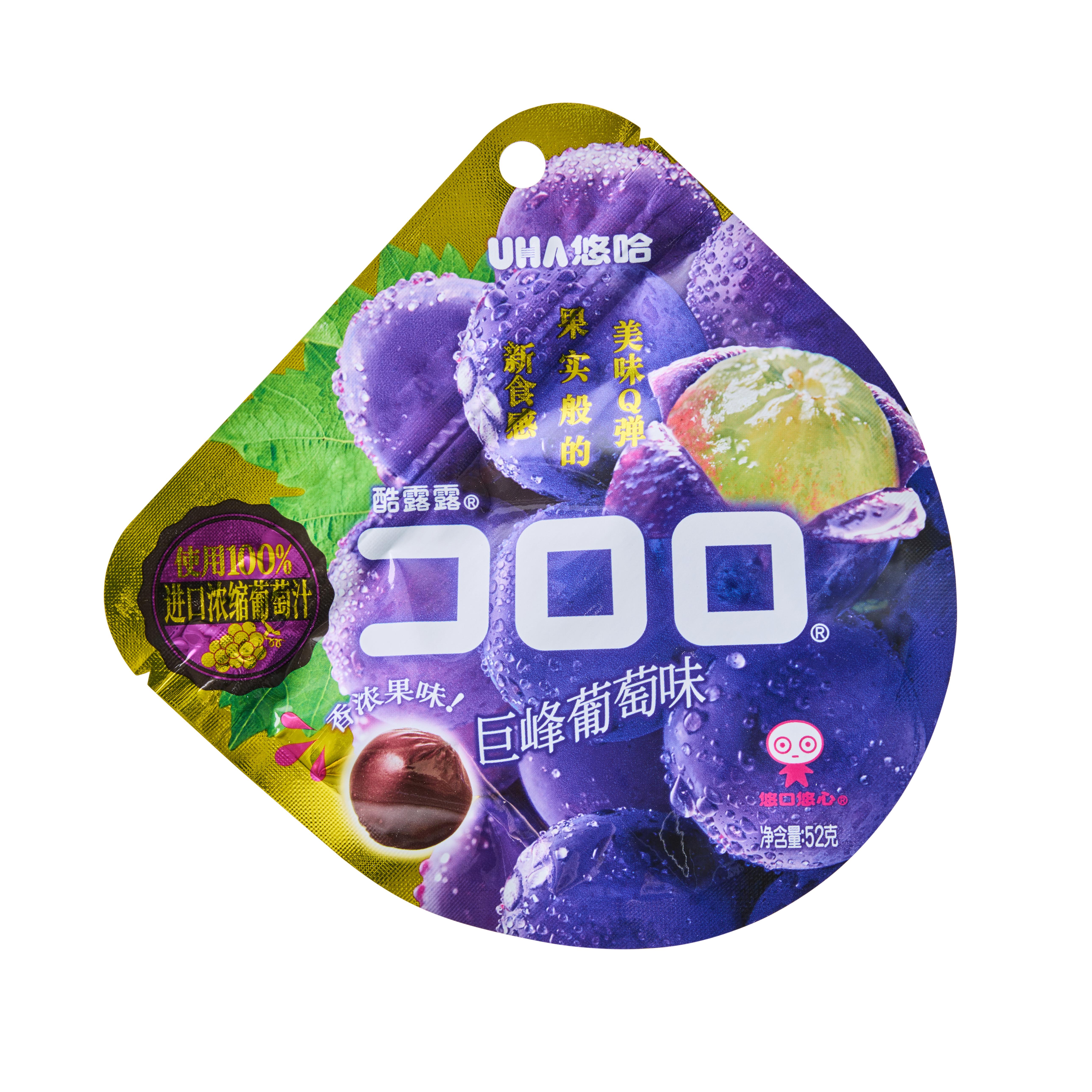 Mikakuto Kororo Grape Flavoured Gummy (China) - 52 g - ジャパン