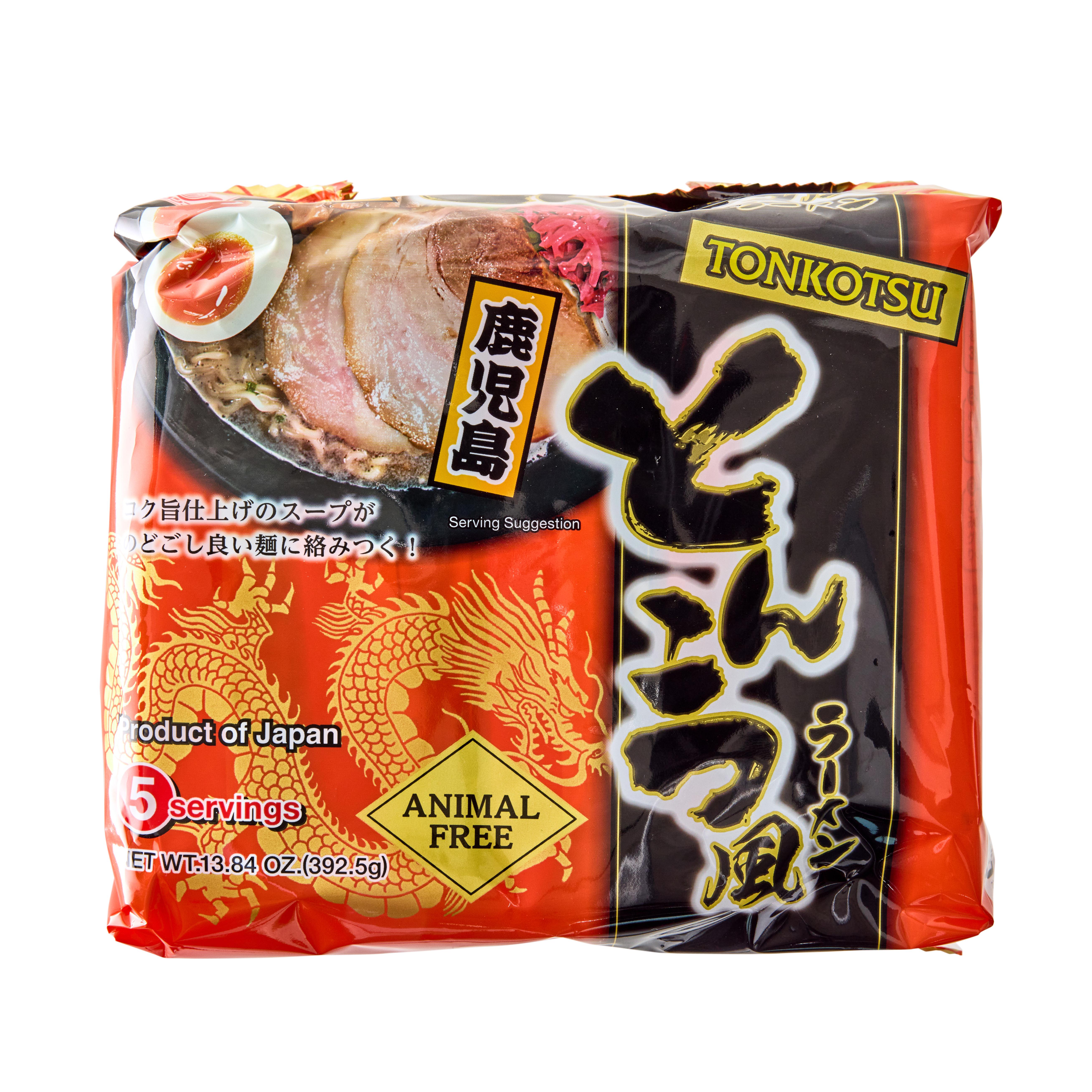 Higashi Foods Kagoshima Style Spicy Tonkotsu Pork Stock Flavour Ramen - 390  g