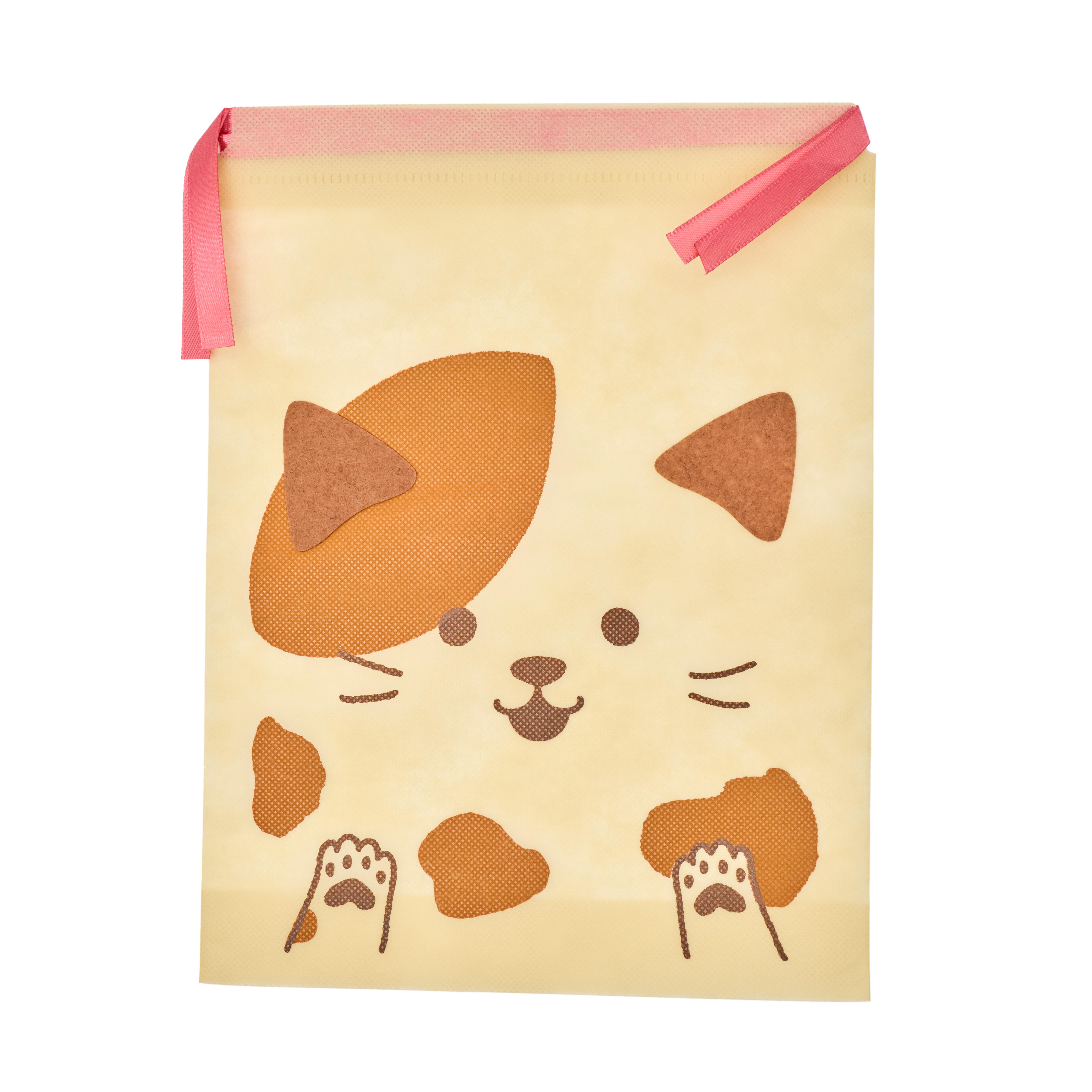 Japan Centre Coin Store Non-Woven Drawstring Bag Applique Animal - 10g