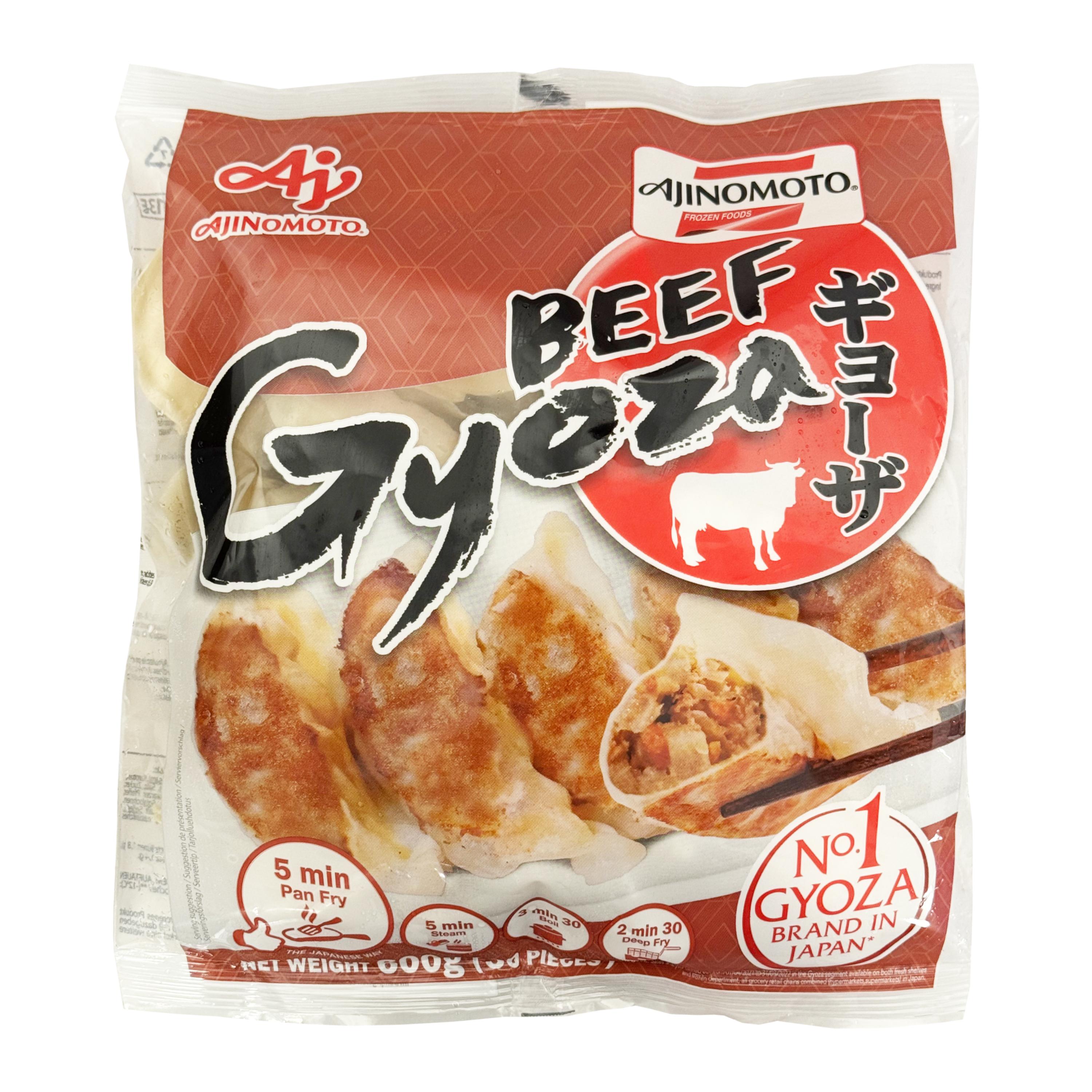 Frozen Ajinomoto Pork Gyoza Dumplings - 600 g, 30 pieces