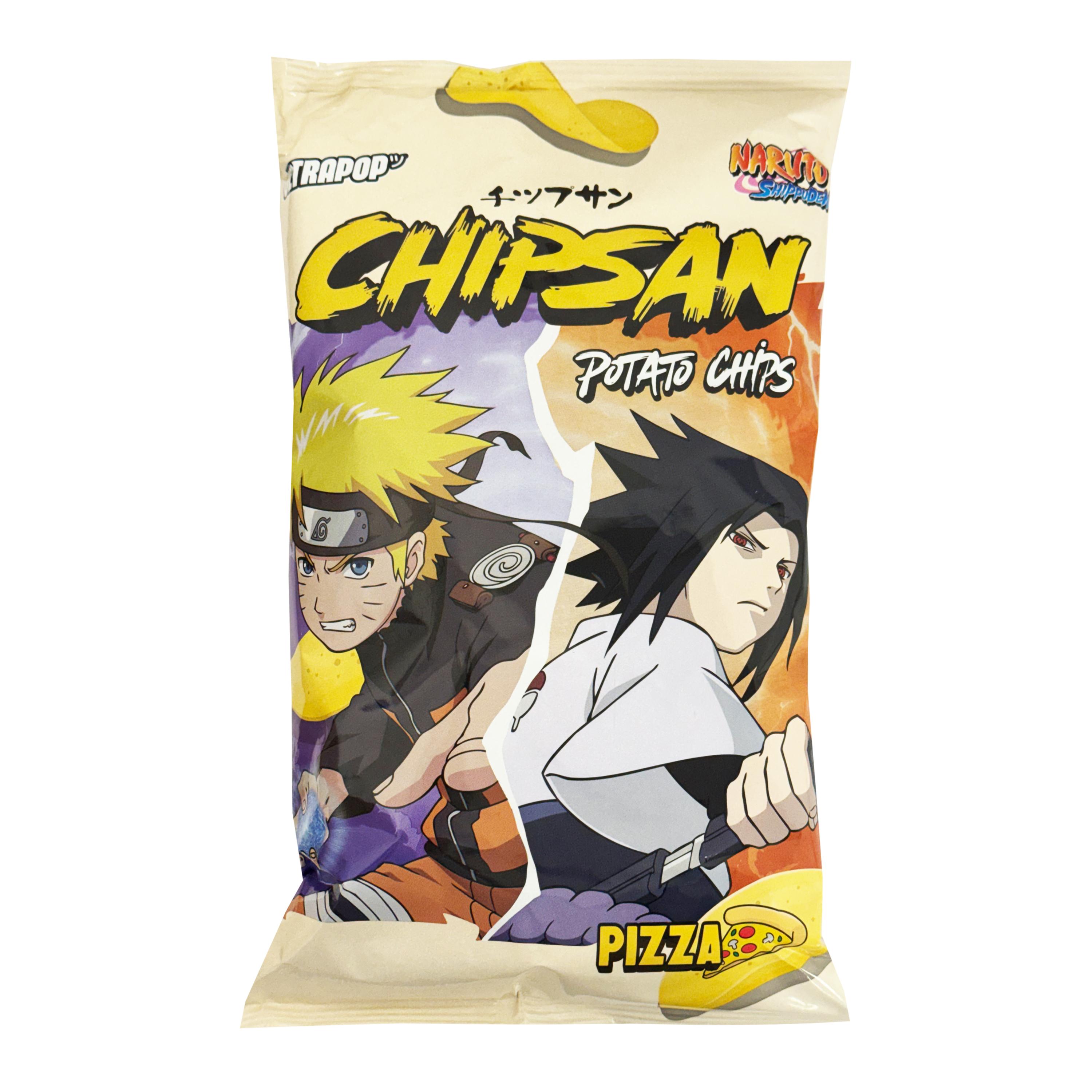 Naruto Ultra Pop Chipsan Pizza Flavour Potato Chips, Naruto vs
