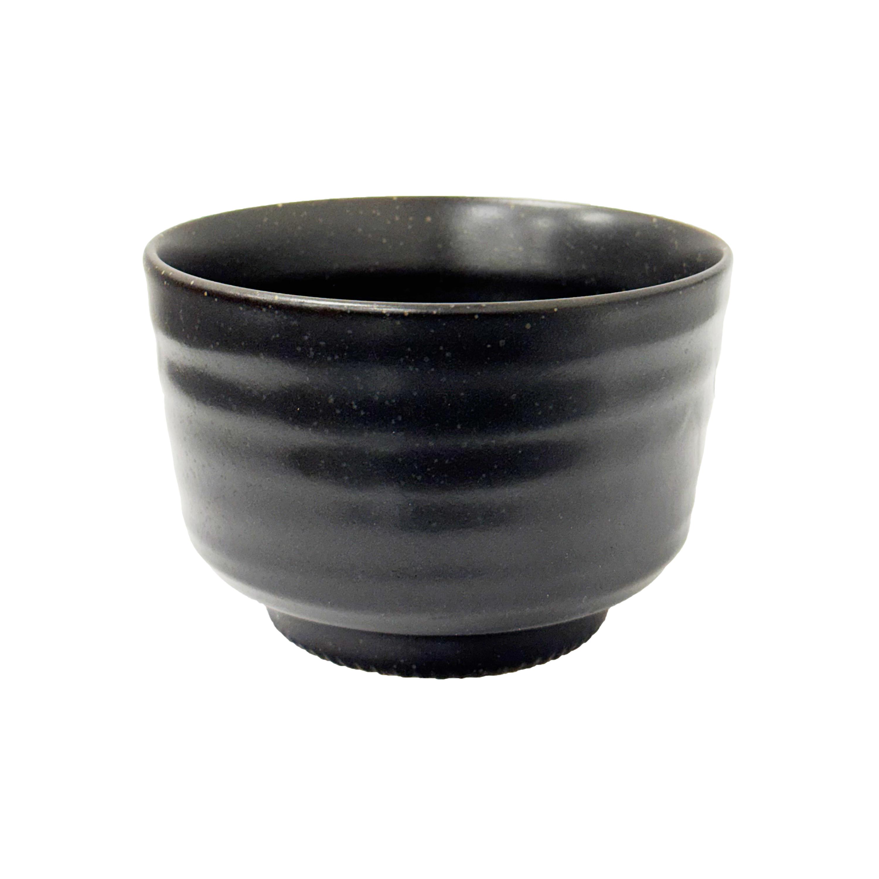 Yamata Seiho Mino Tayo Ceramic Bowl, Black - 260g