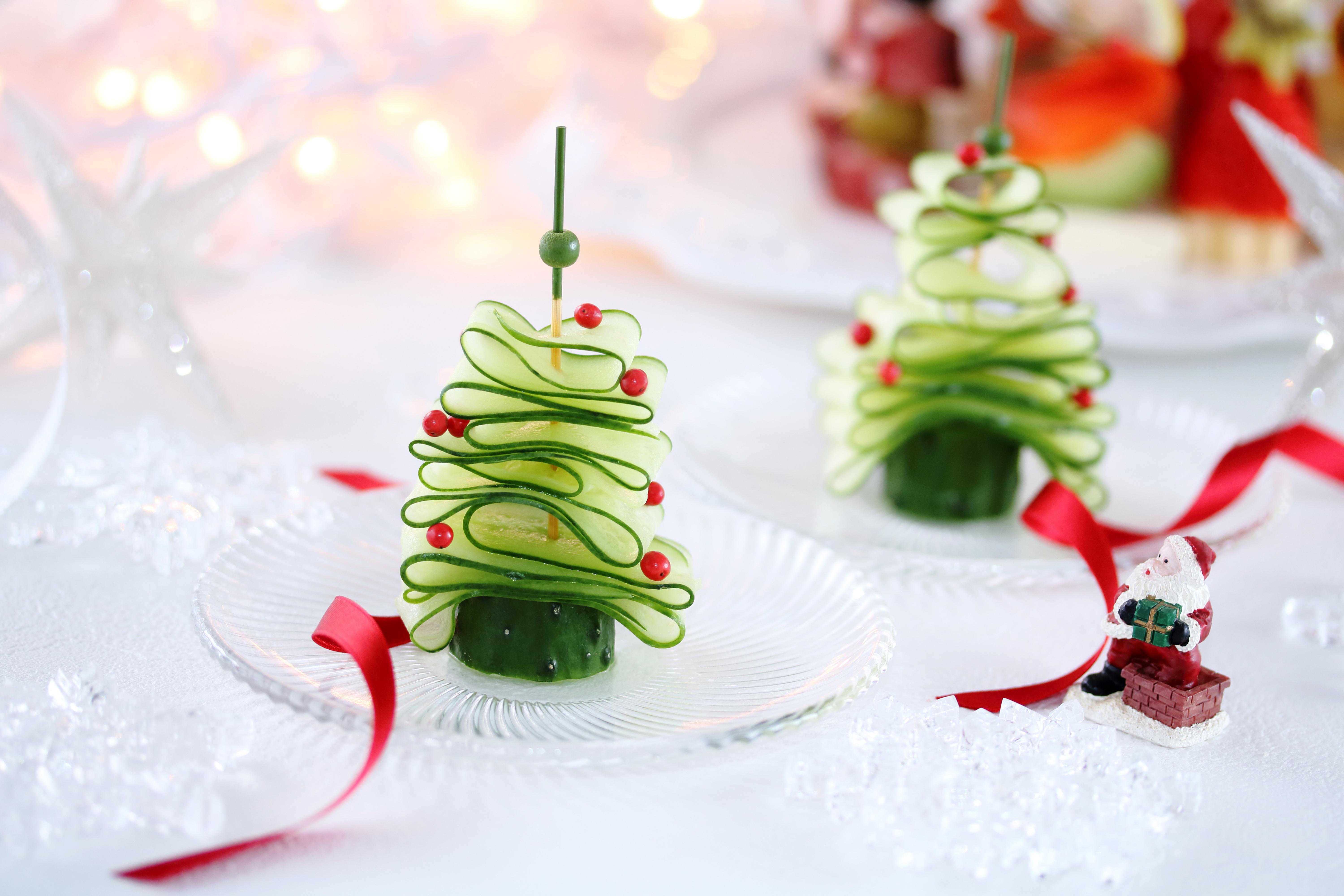 Christmas Tree Asazuke Cucumber Pickles