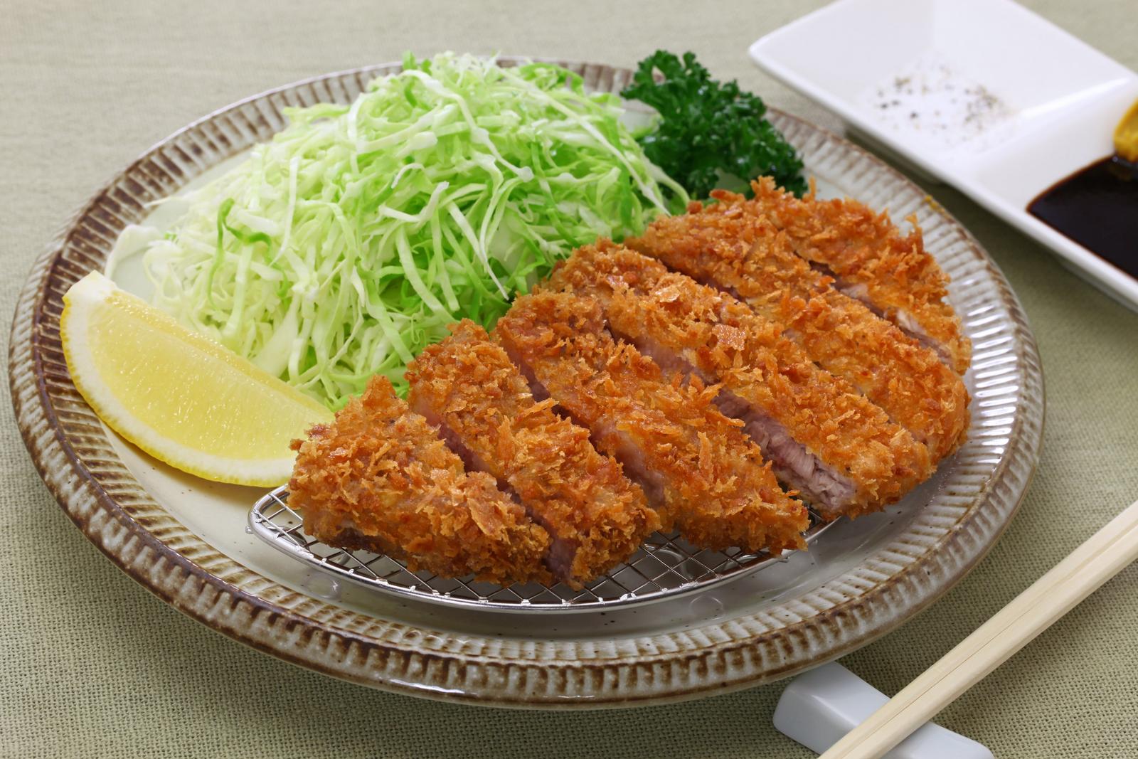 Katsu pork cutlets