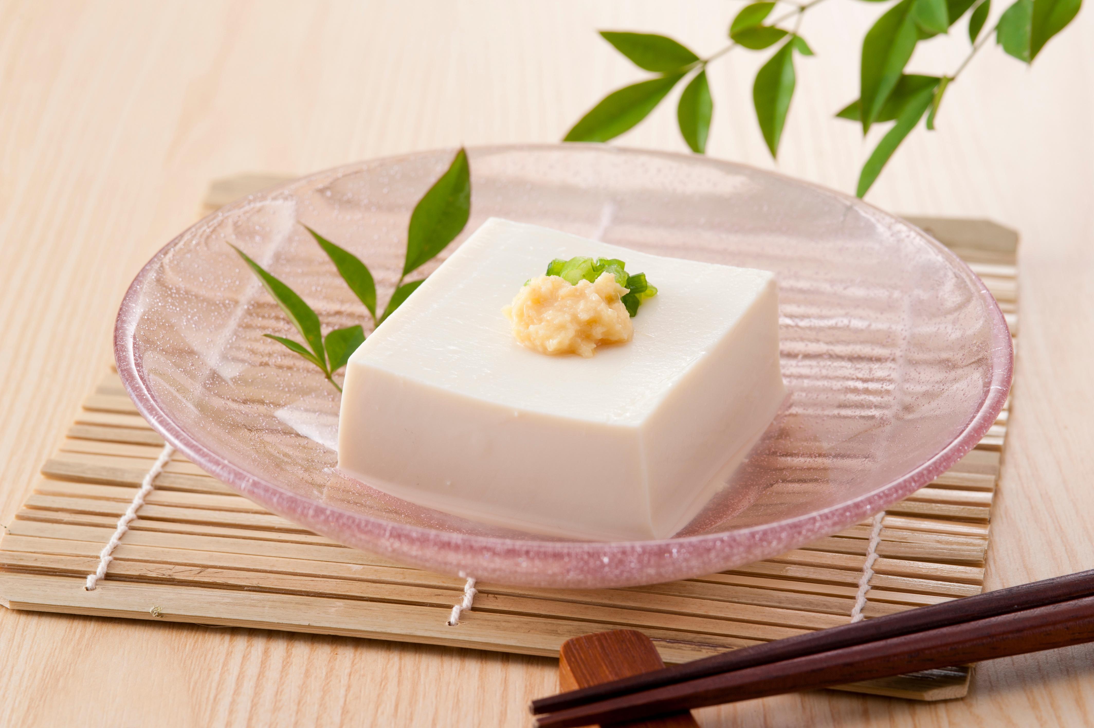 Hiyayakko chilled tofu