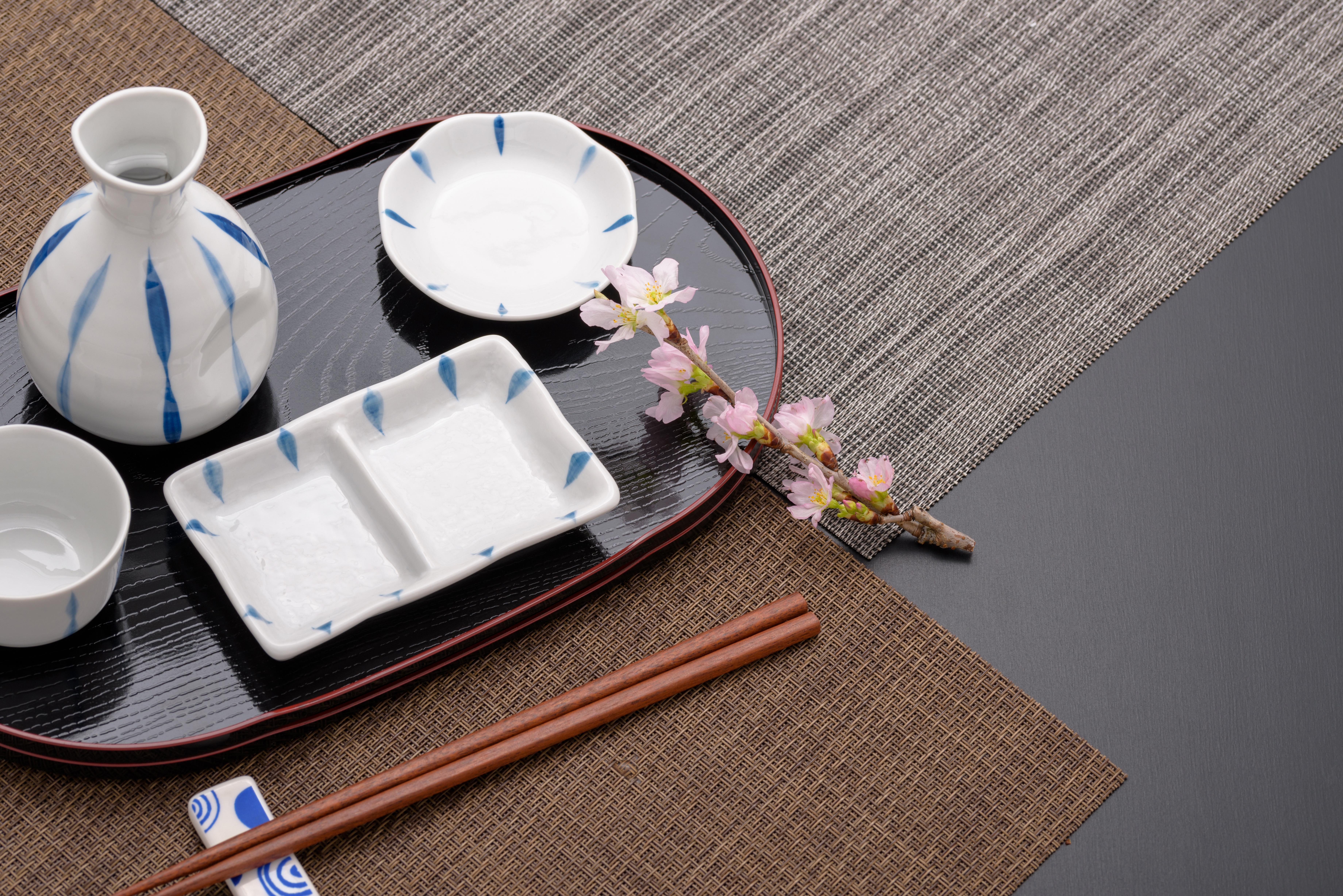 2-5pcs Japanese Design Crockery Dinnerware Sets Ceramic Floral - UK - View #10