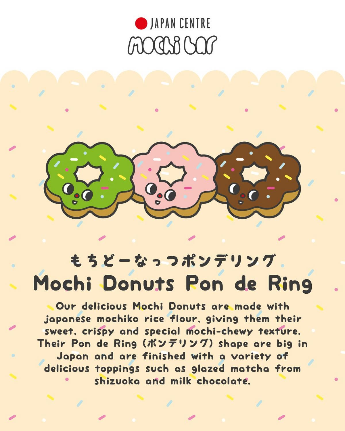 Japan Centre mochi donuts