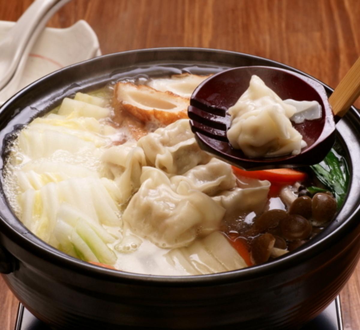 Japanese gyoza nabe hotpot