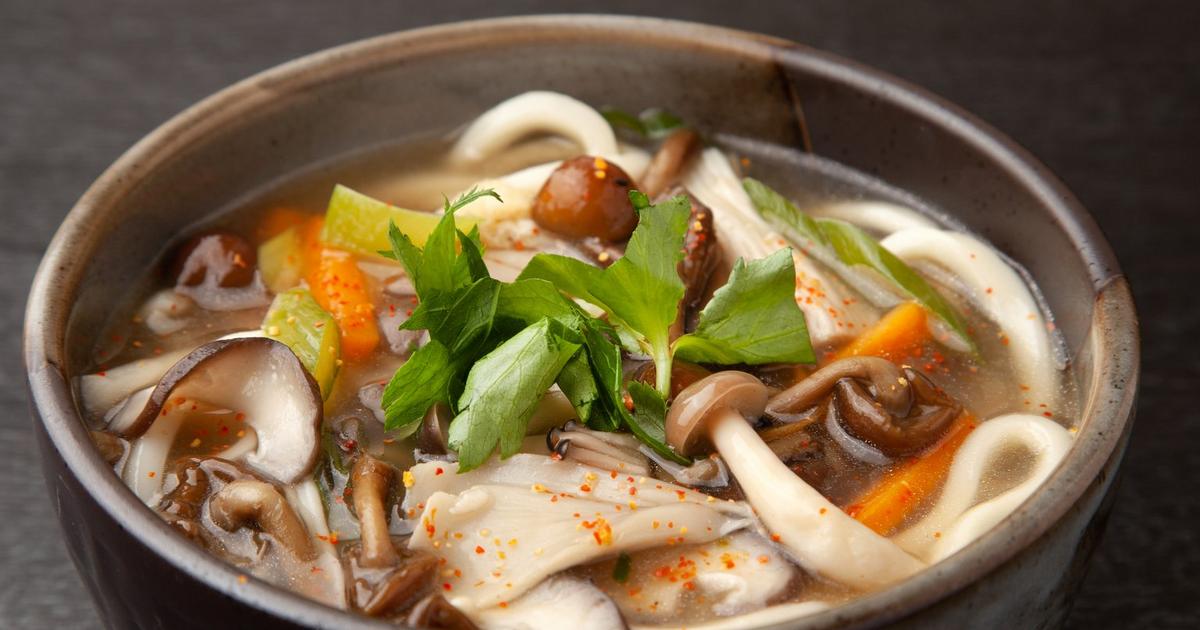 Mushroom Udon Soup Recipe - Japan Centre