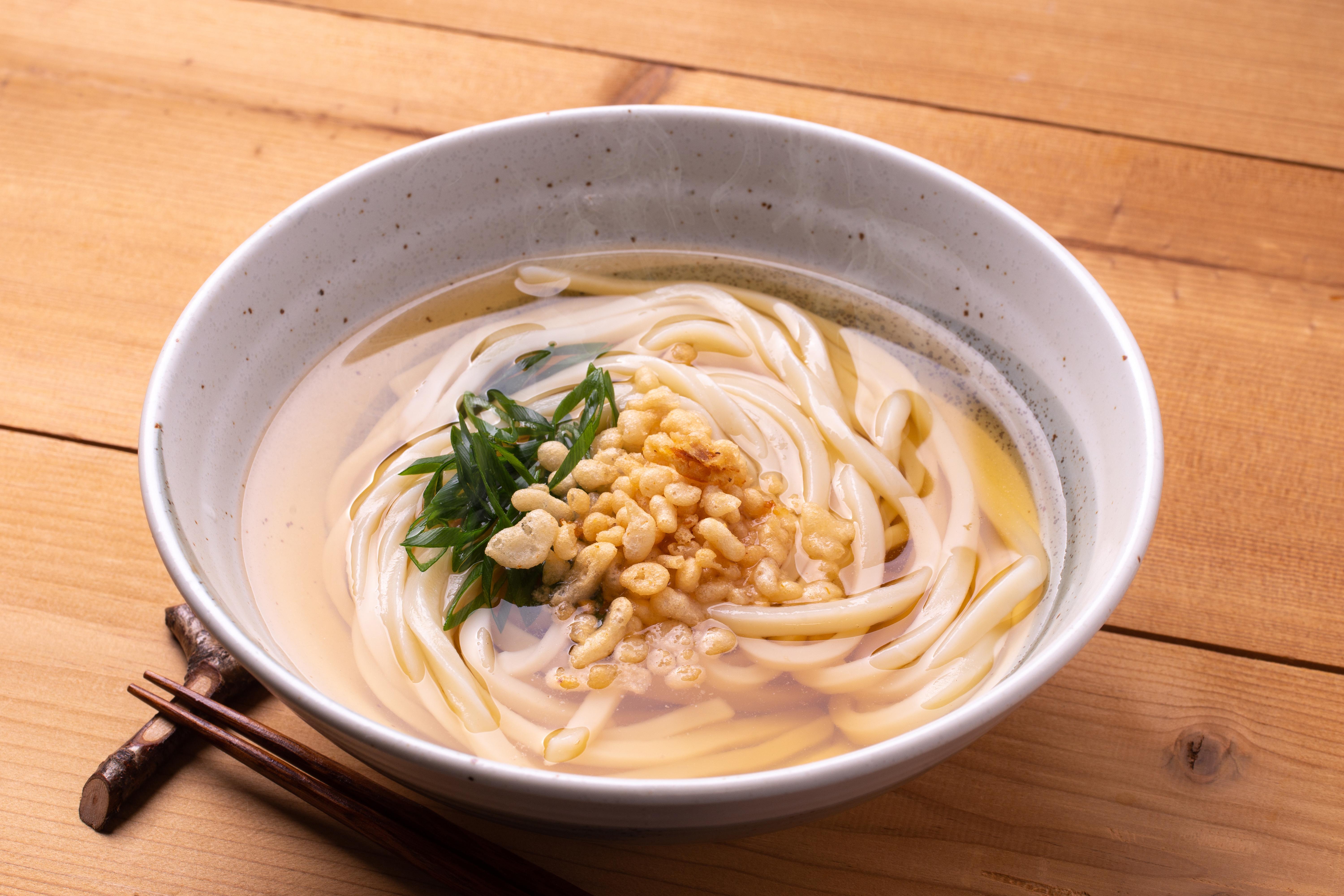 Tanuki udon noodle