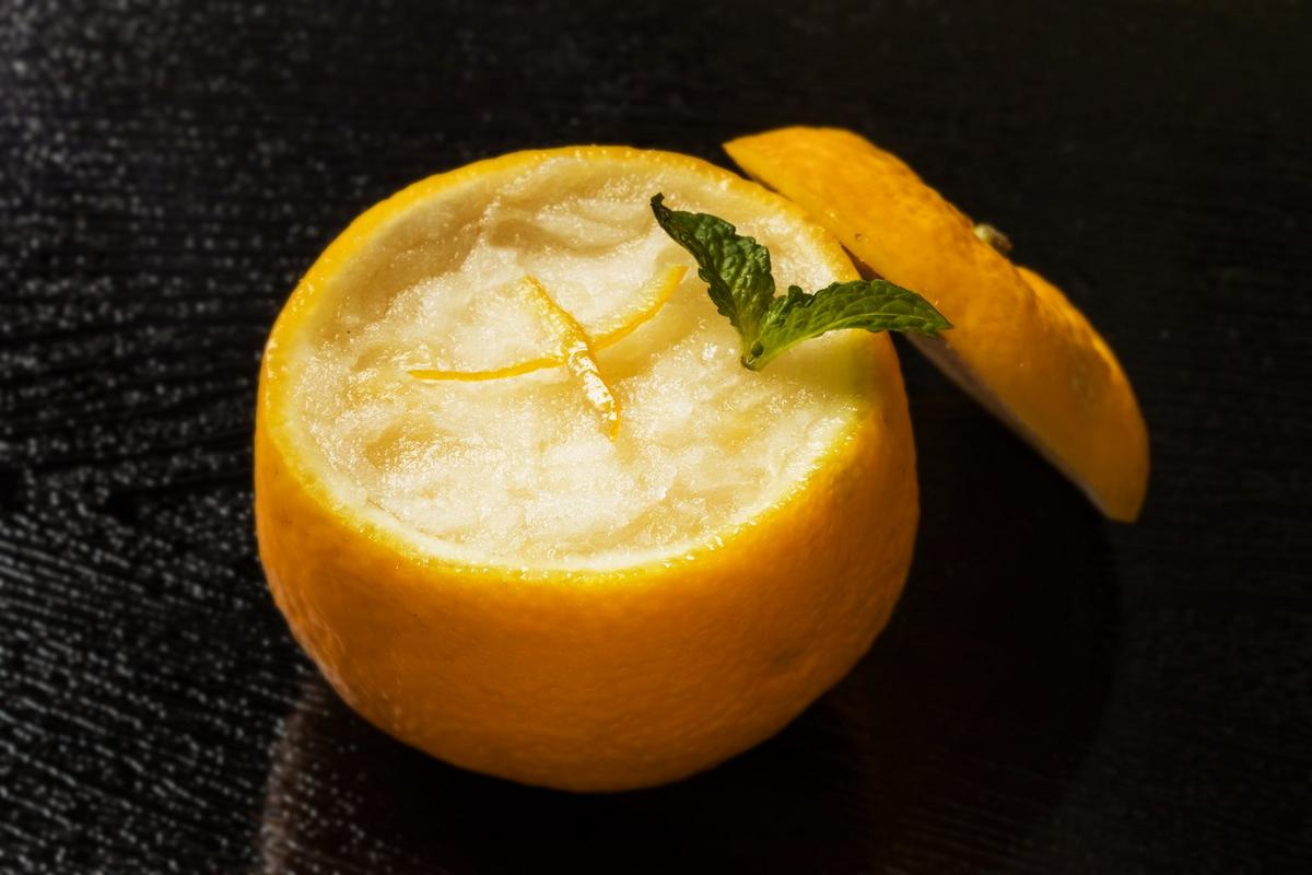 Yuzu sorbet