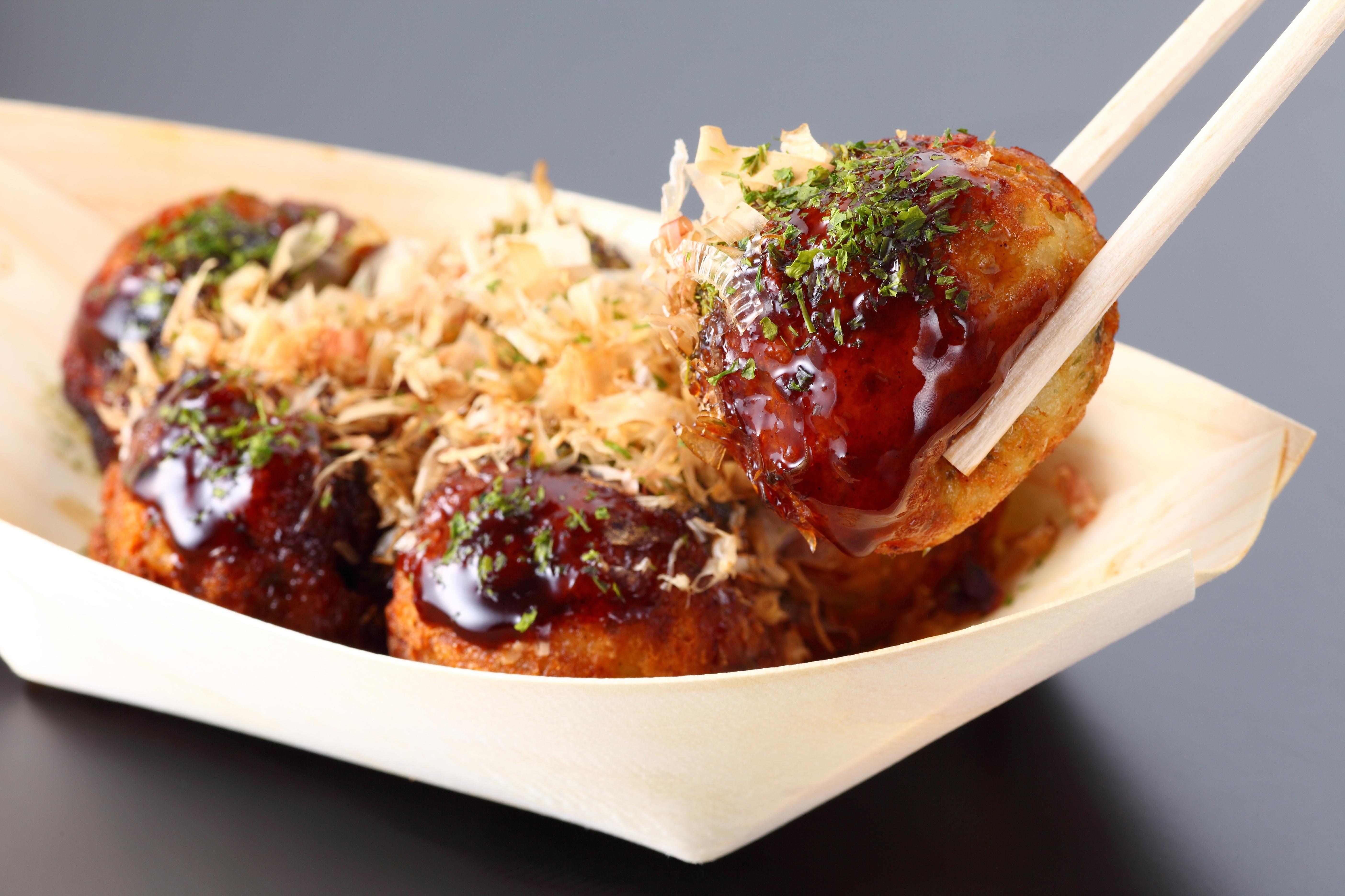 Takoyaki octopus balls