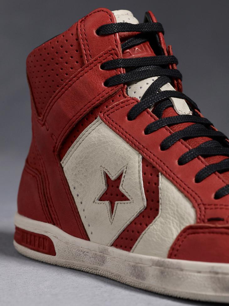 Red Leather Weapon High-Top image number 4