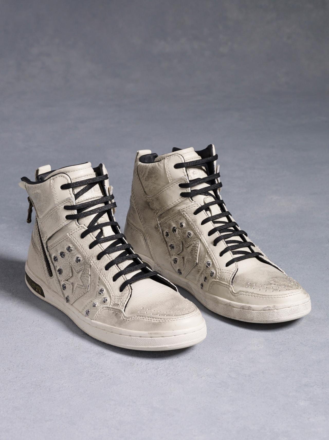 Leather Weapon High-Top With Zip Detail image number 1