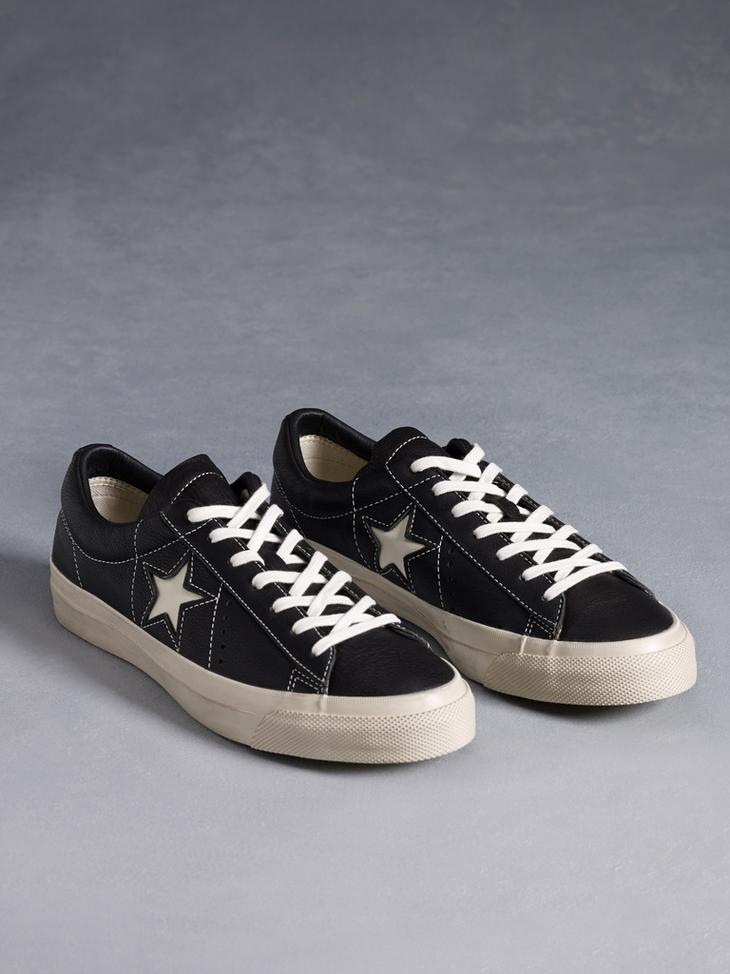 LEATHER ONE STAR LACE UP image number 1