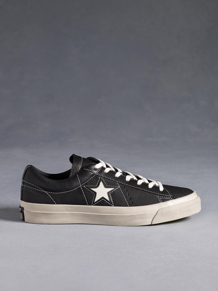 LEATHER ONE STAR LACE UP image number 2