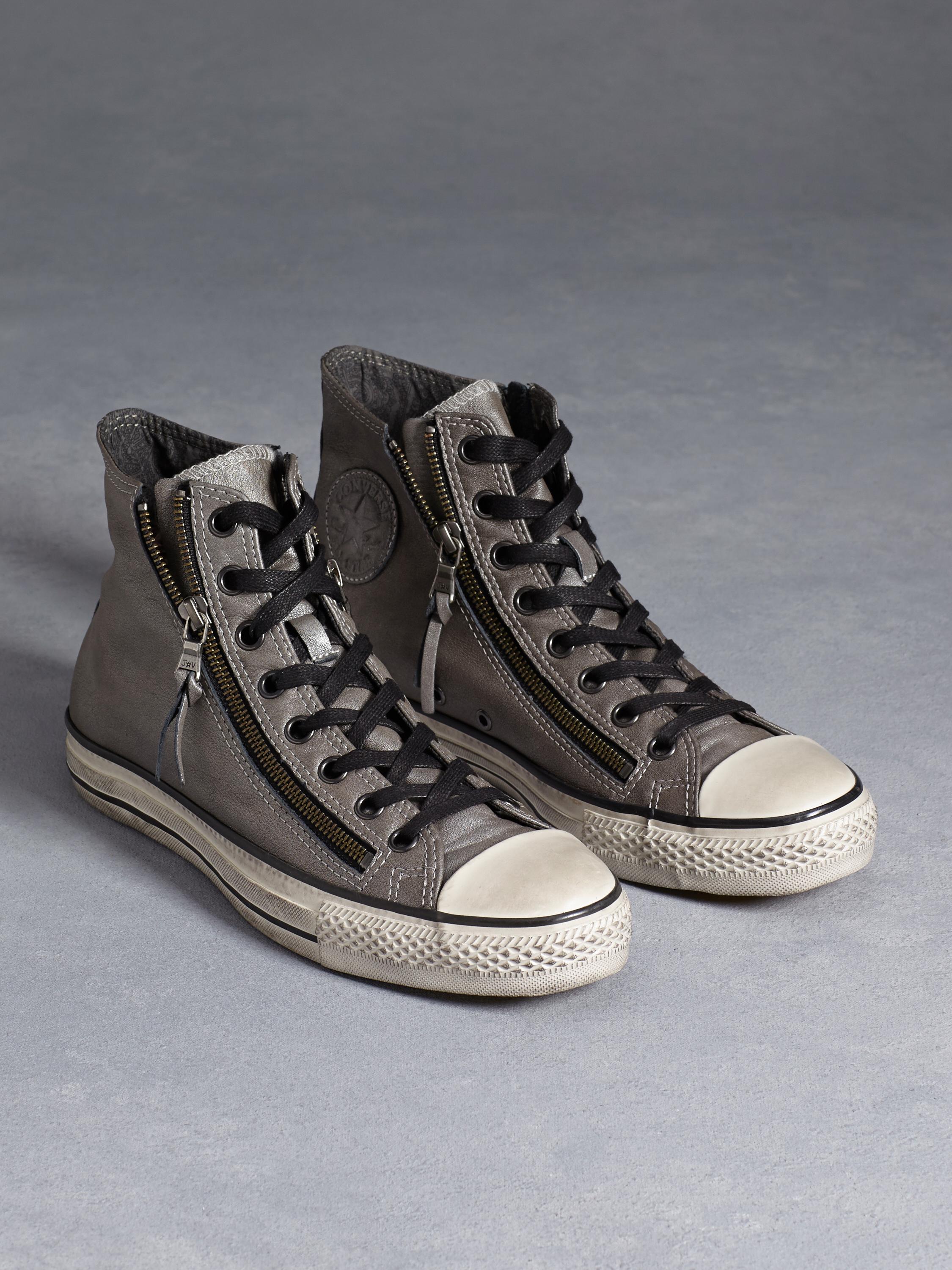 BRUSHED LEATHER ALL STAR DOUBLE ZIP image number 1