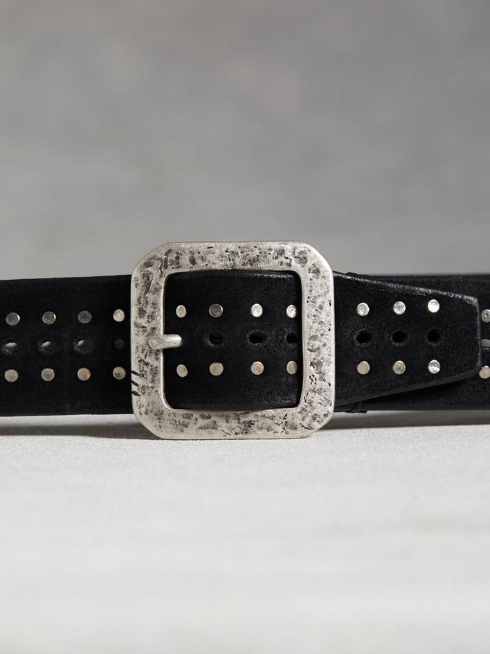 Artisan Studded Belt With Perforation image number 2