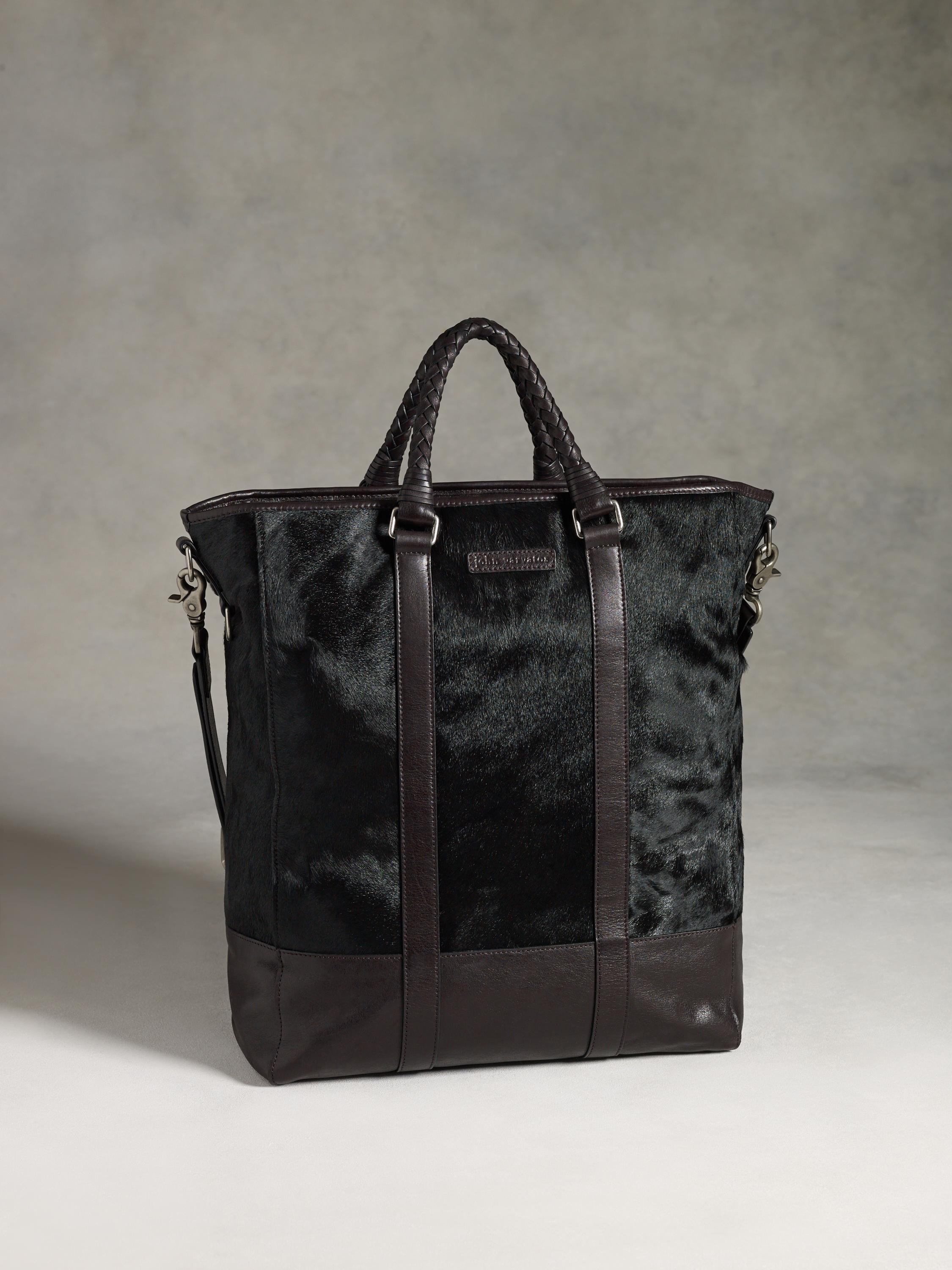 BOWERY BRAIDED HAIRCALF SHOPPER image number 2