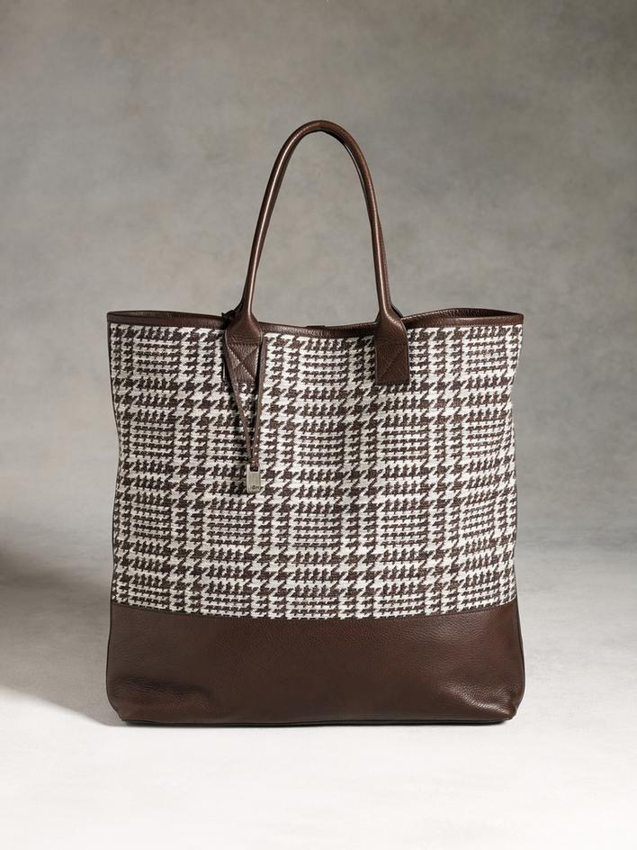 GREENWICH PLAID TOTE image number 1