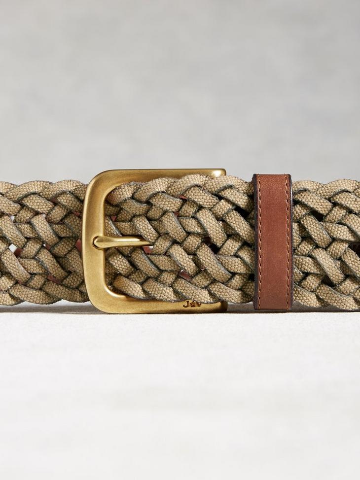 Waxed Canvas Braid Belt image number 2